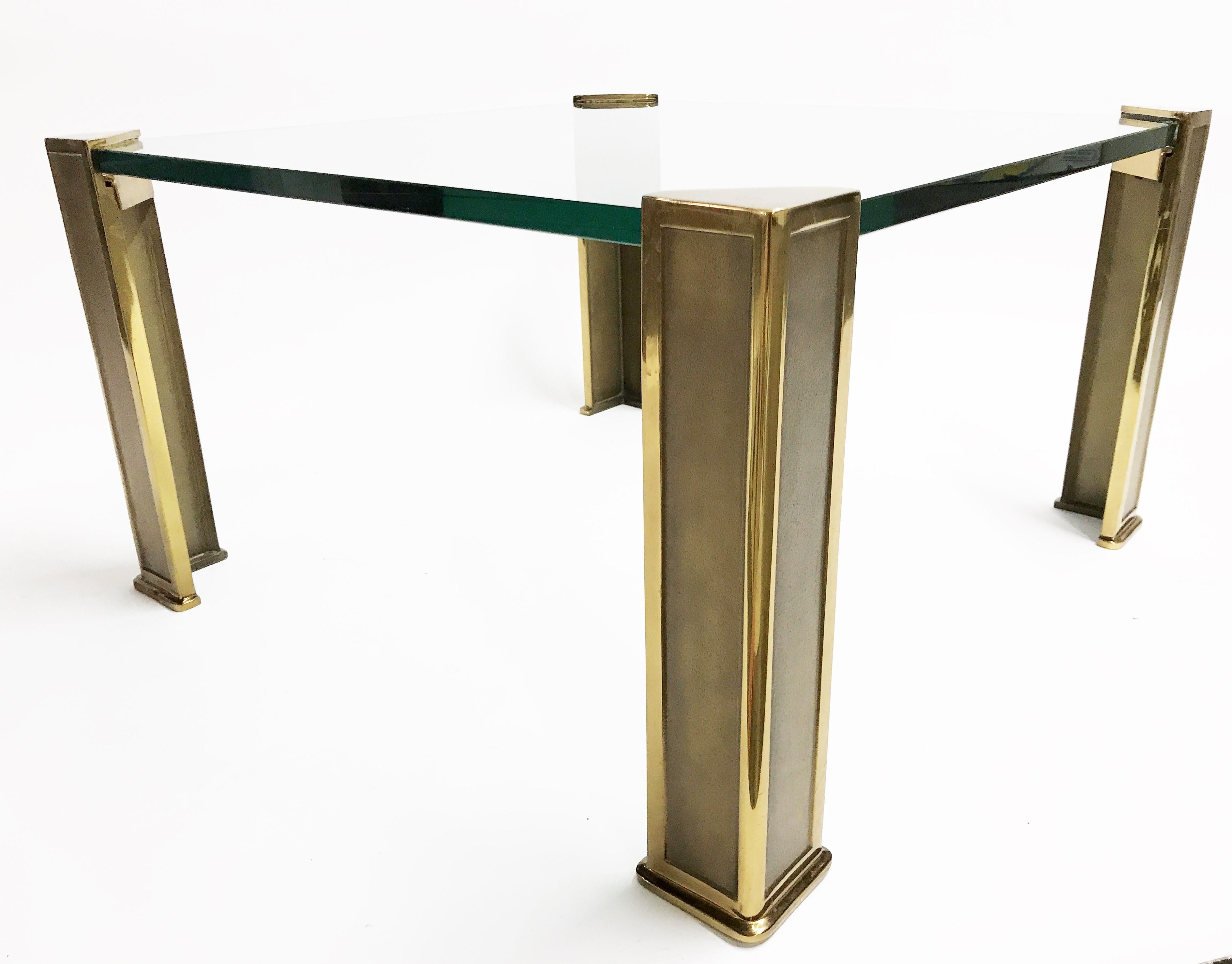 Bronze Coffee Table by Peter Ghyczy, 1970s 2
