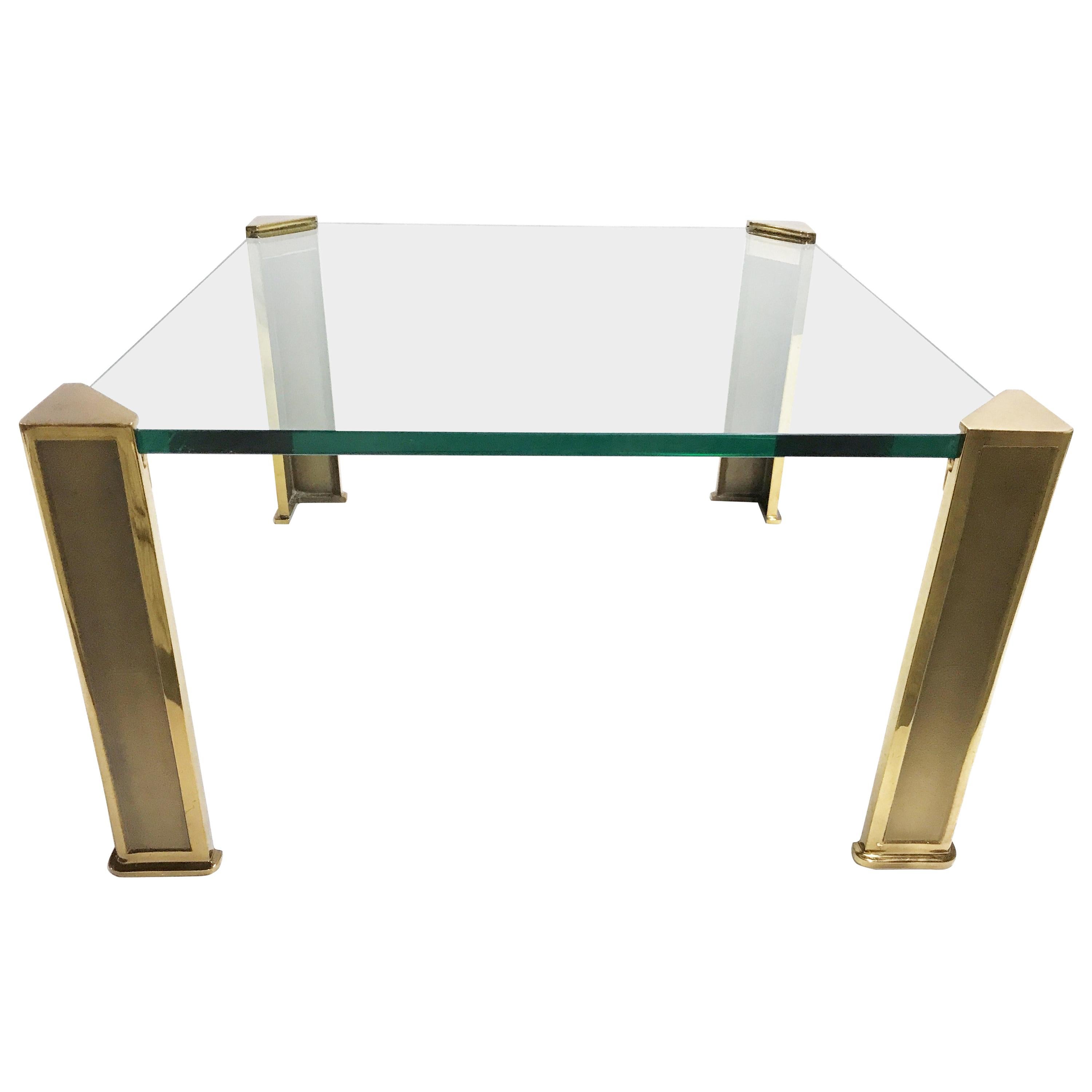 Bronze Coffee Table by Peter Ghyczy, 1970s