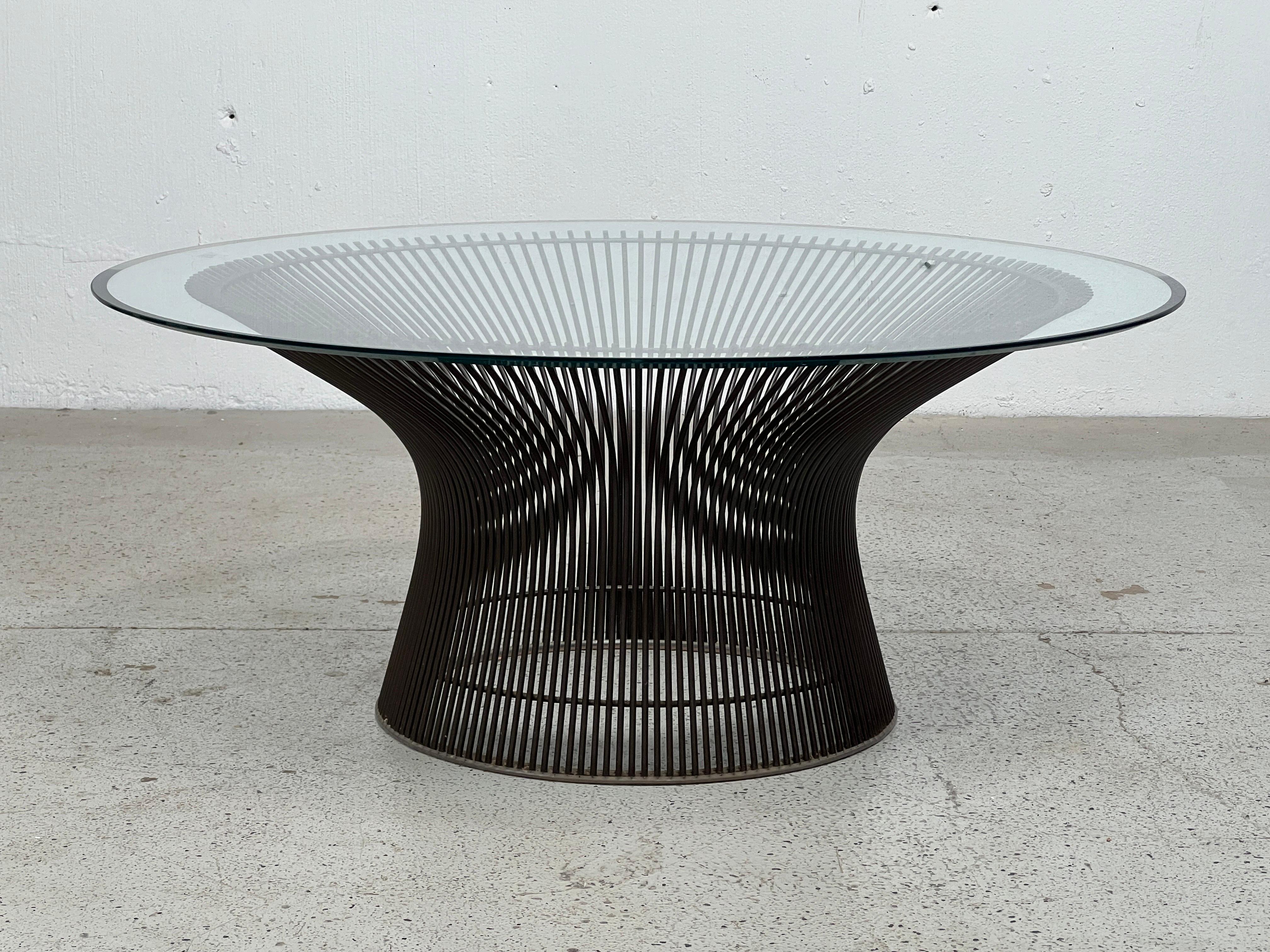 Bronze Coffee Table by Warren Platner 2