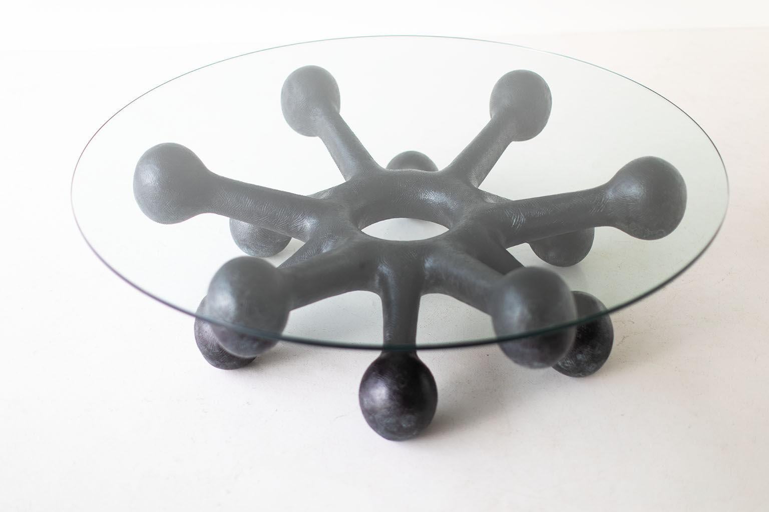 Bronze Coffee Table for Craft Associates In New Condition For Sale In Oak Harbor, OH