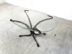 Bronze coffee table in the manner of Lothar Klute, 1970s
