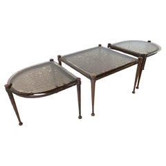 Ensemble table basse en bronze de Lothar Klute, 1970