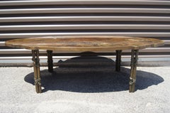 Bronze Coffee Table with Biblical Scenes by Philip and Kelvin LaVerne