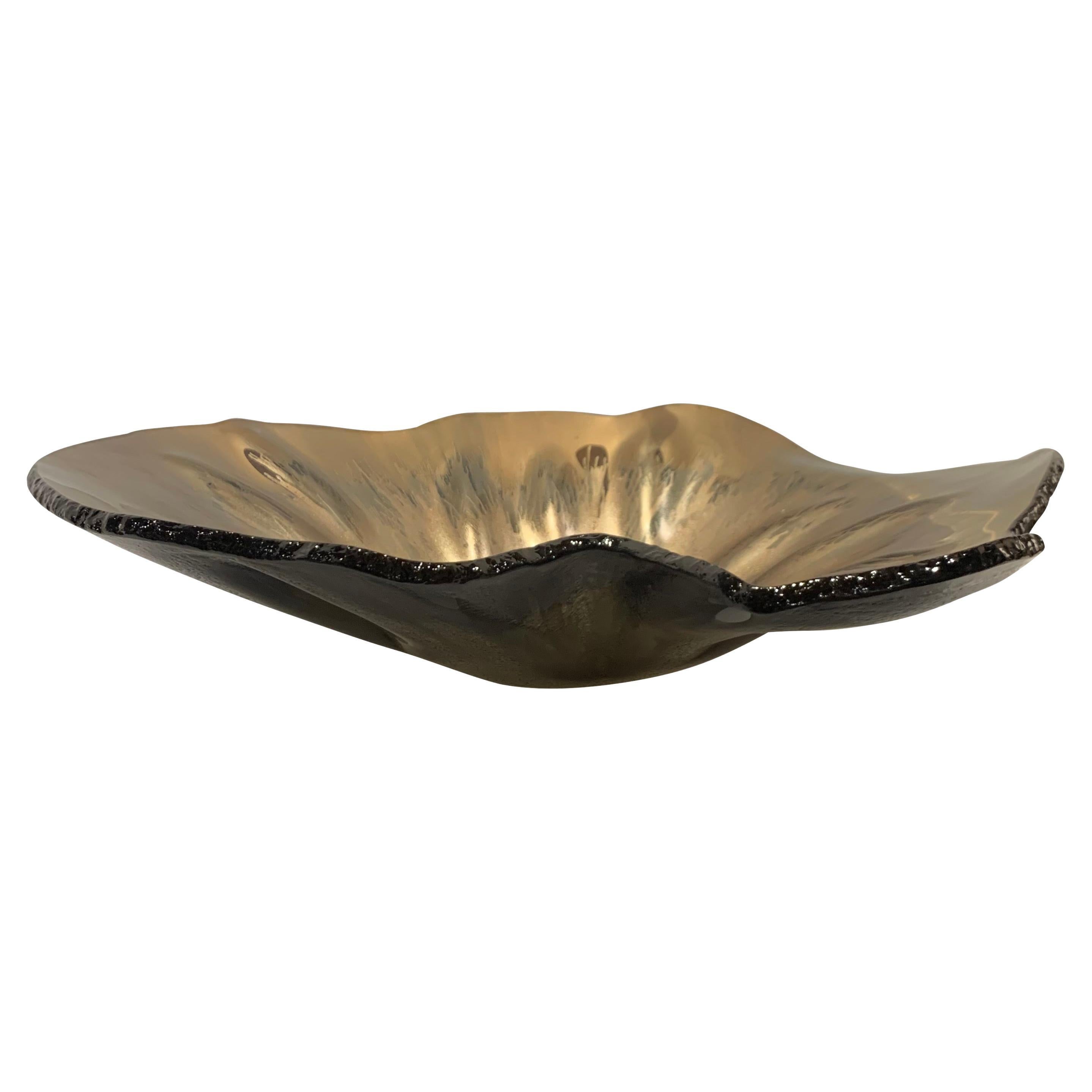 "Rupi" Sand Cast Bronze Bowl by Jaimal Odedra For Sale at 1stDibs cast bowl, sand cast brass