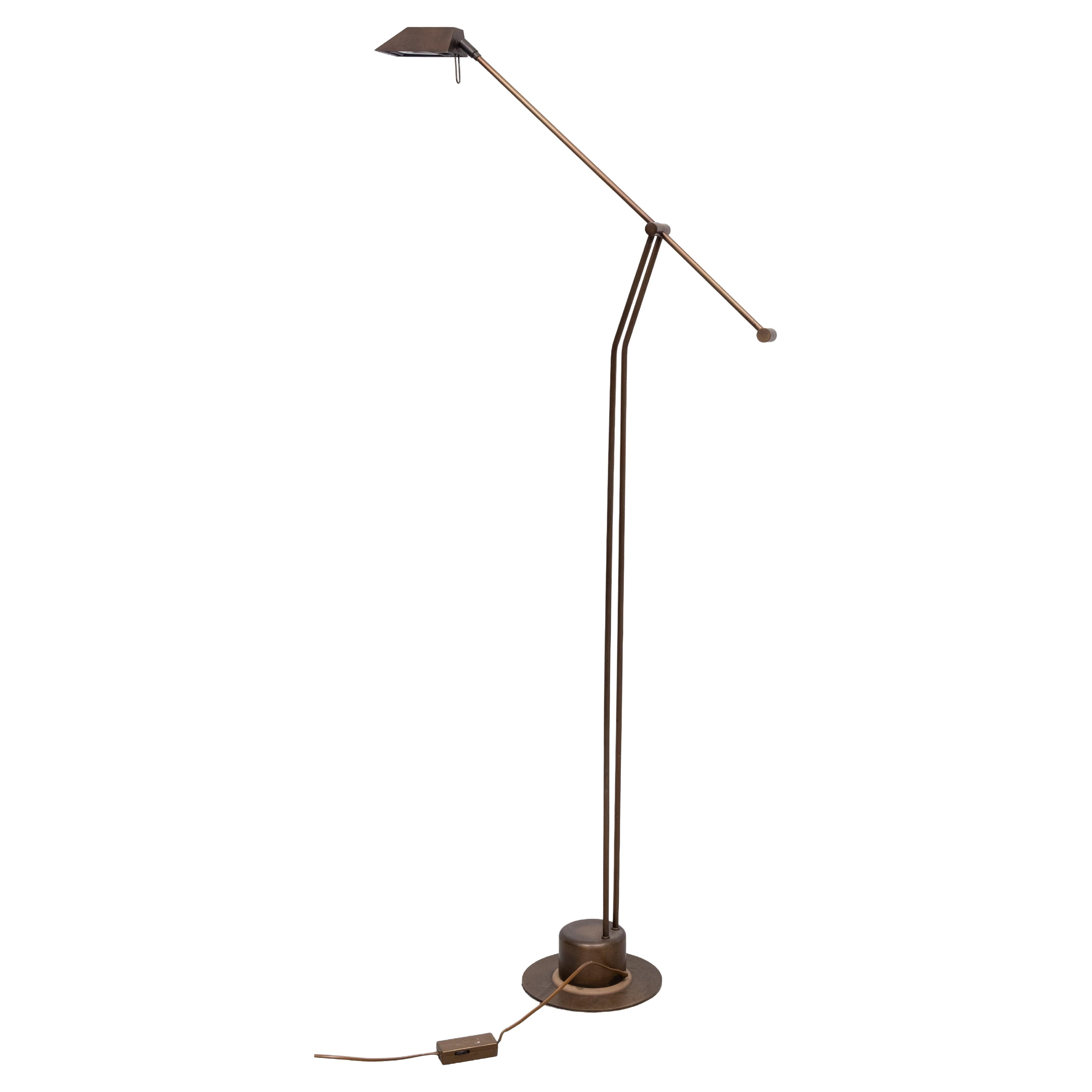 Bronze color Halogen Floor lamp By Massive Belgium 1980s