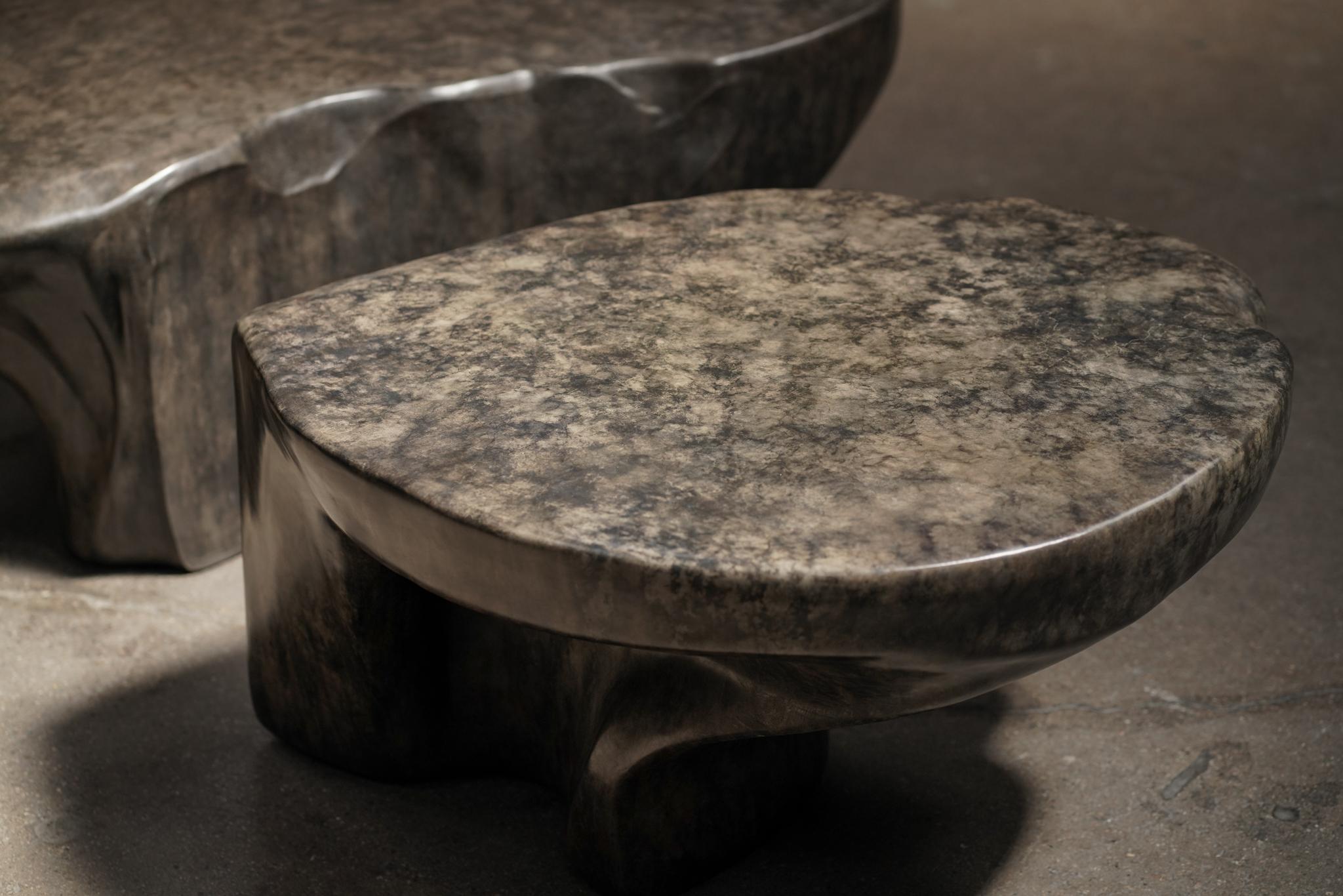 Contemporary Bronze Combo Coffee Table For Sale