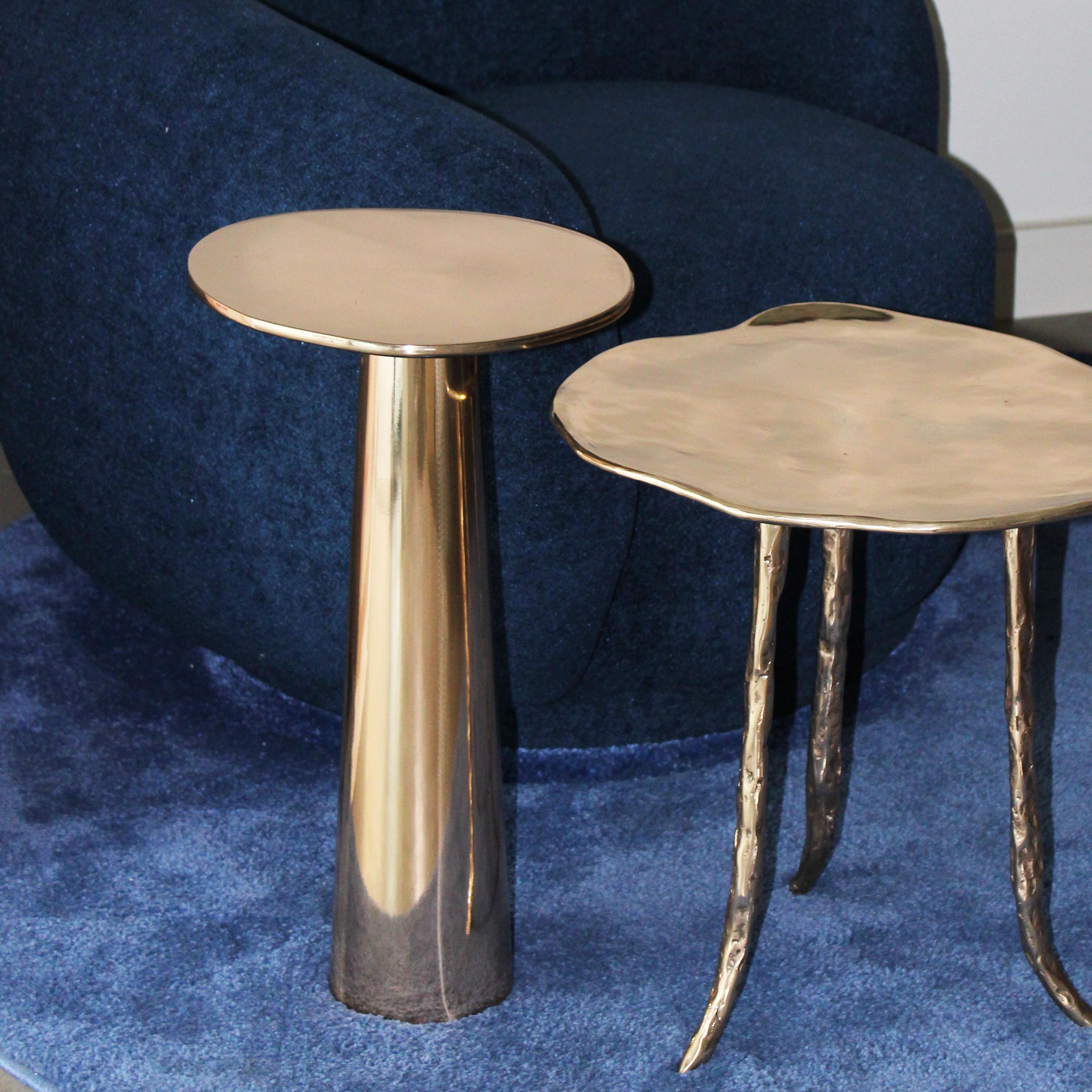 Bronze Cone Side Table II by Studio Sunt For Sale 4