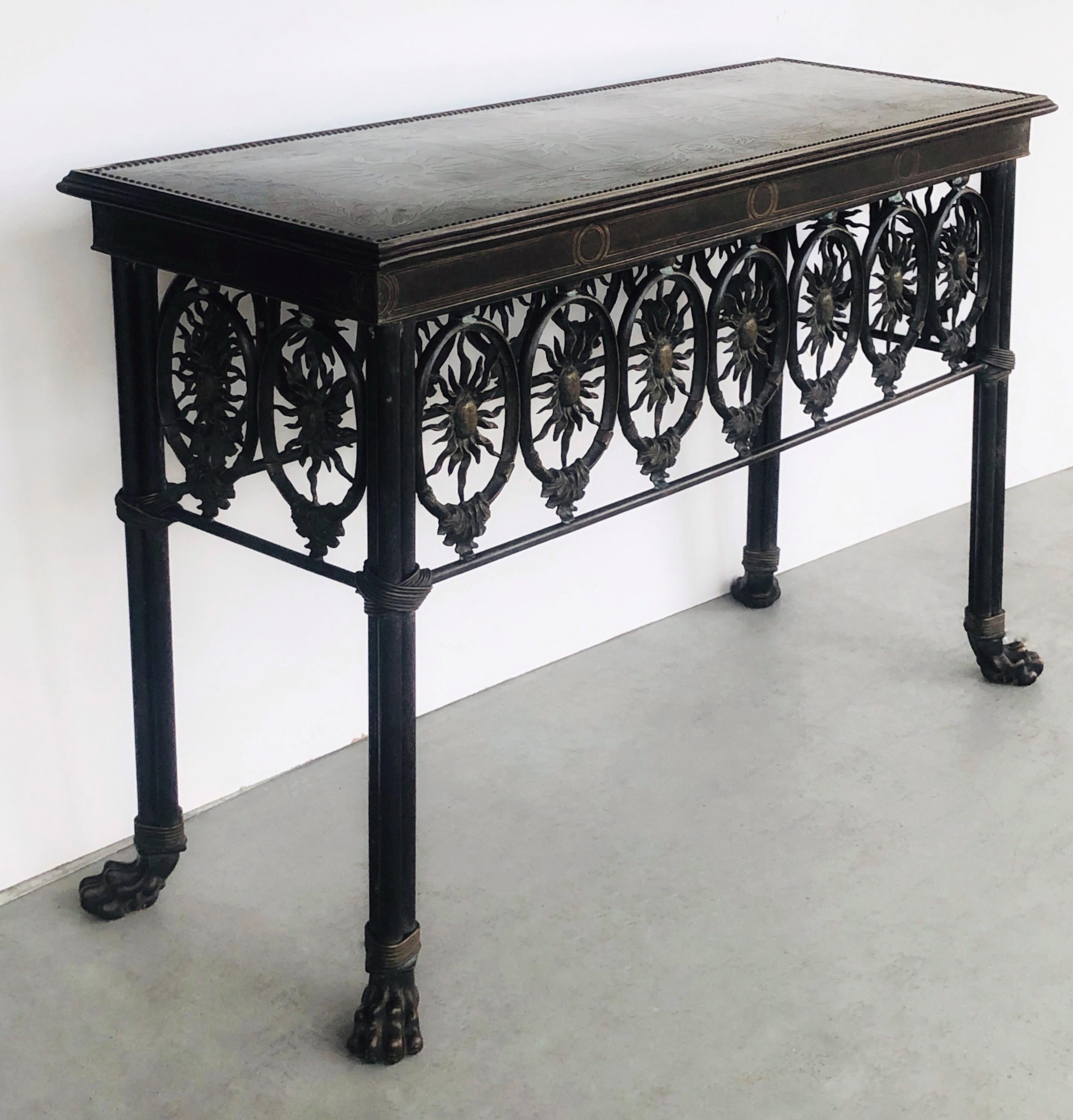 Bronze Console Table by Maitland Smith 2