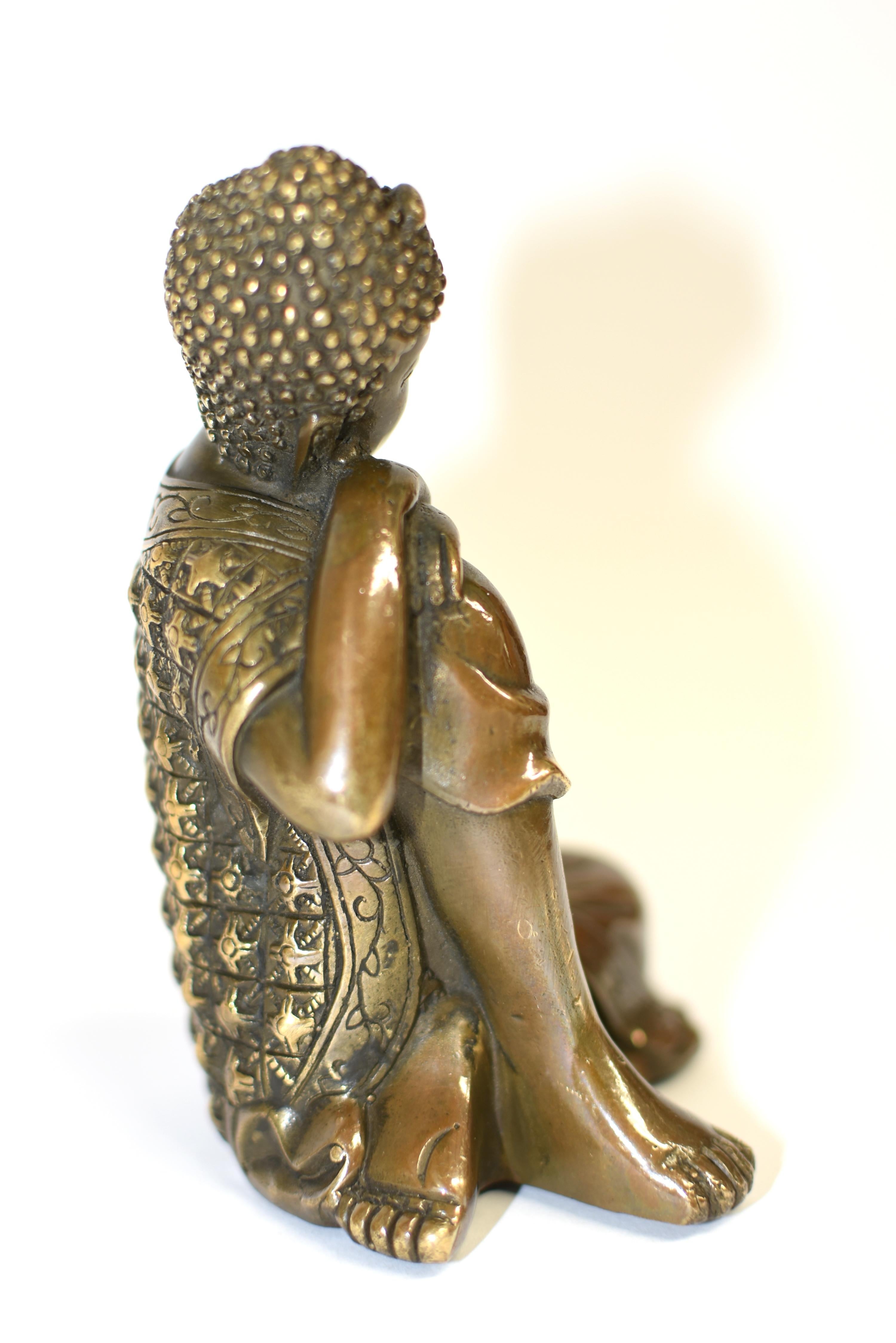 Bronze Contemplative Buddha 6