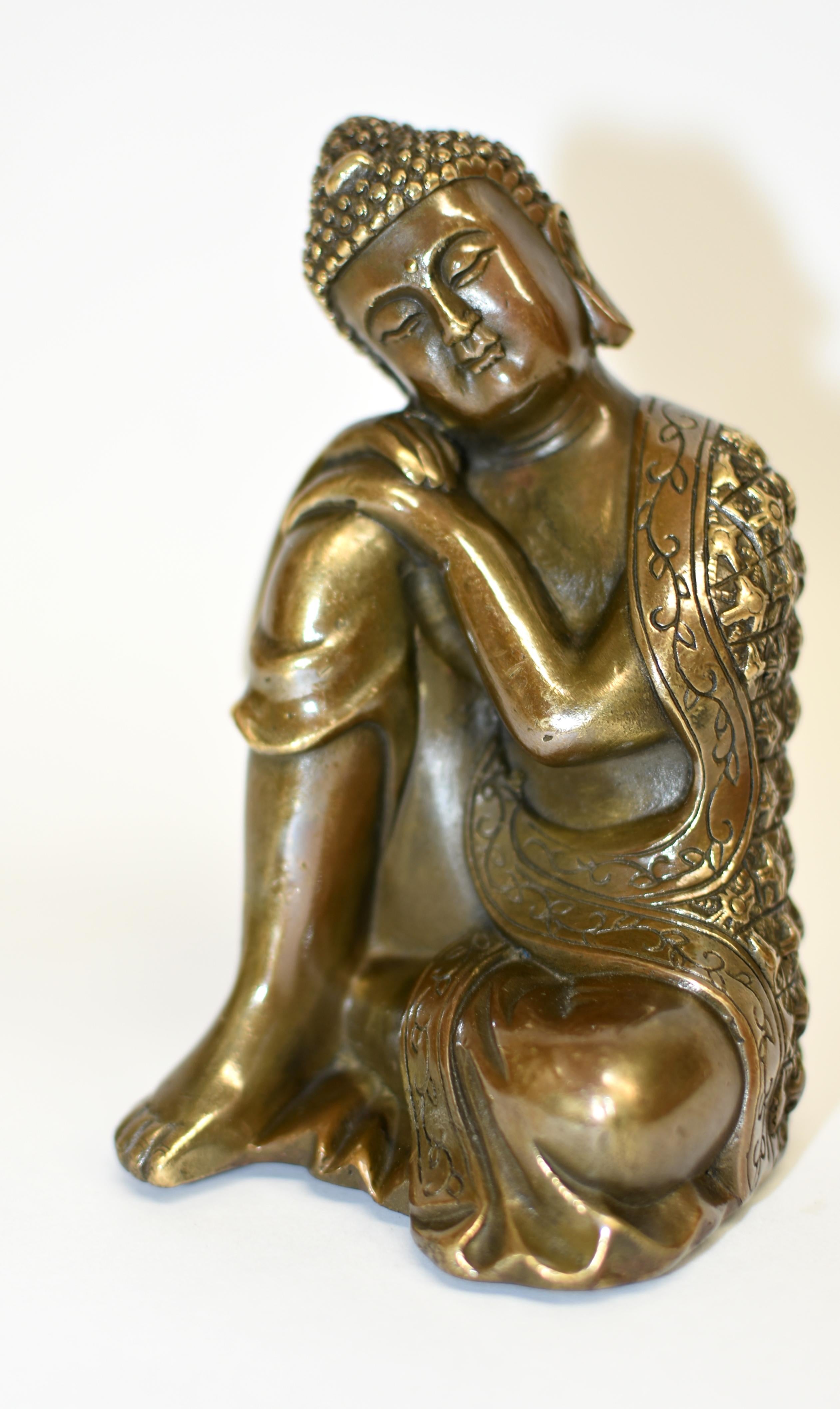 Bronze Contemplative Buddha 3