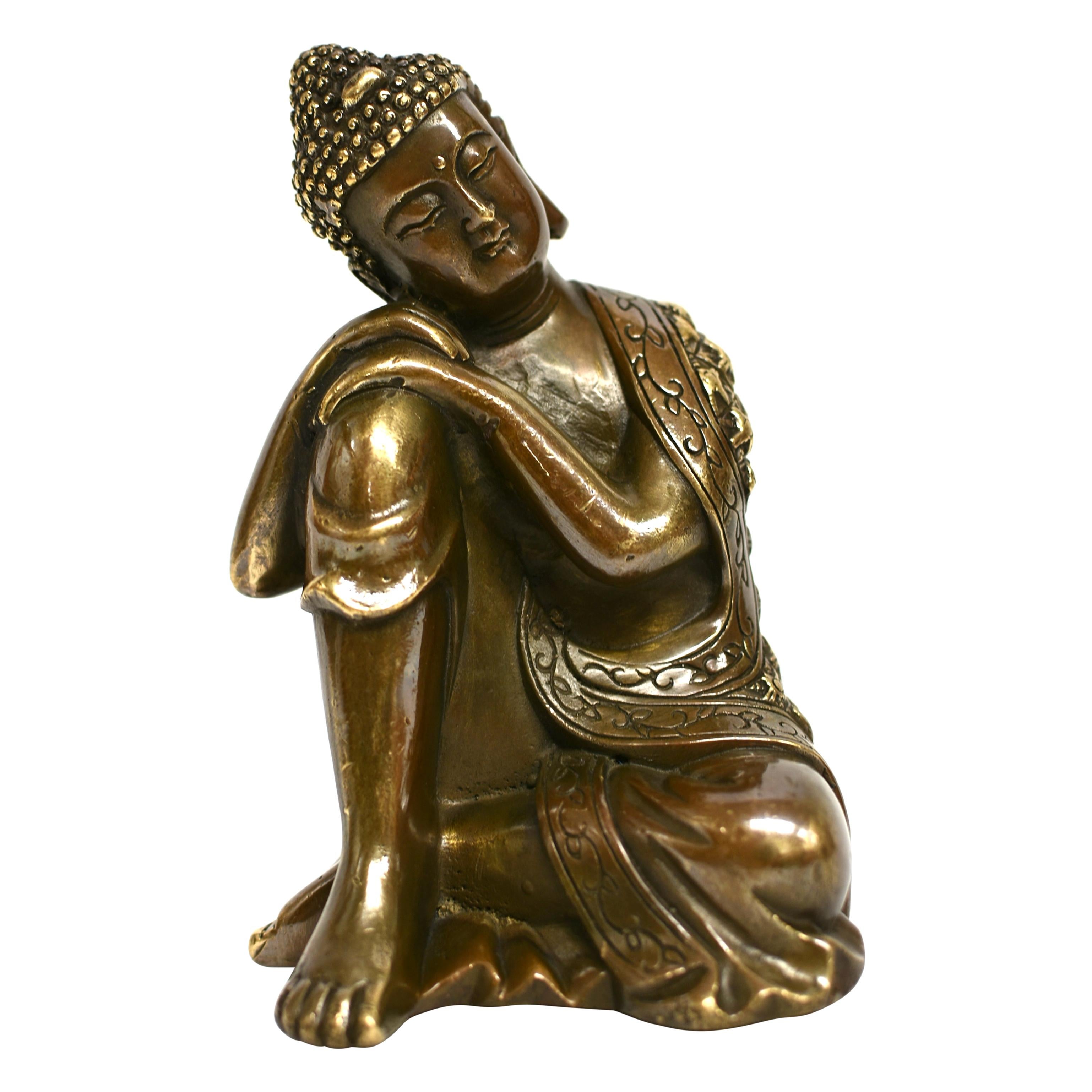 Bronze Contemplative Buddha