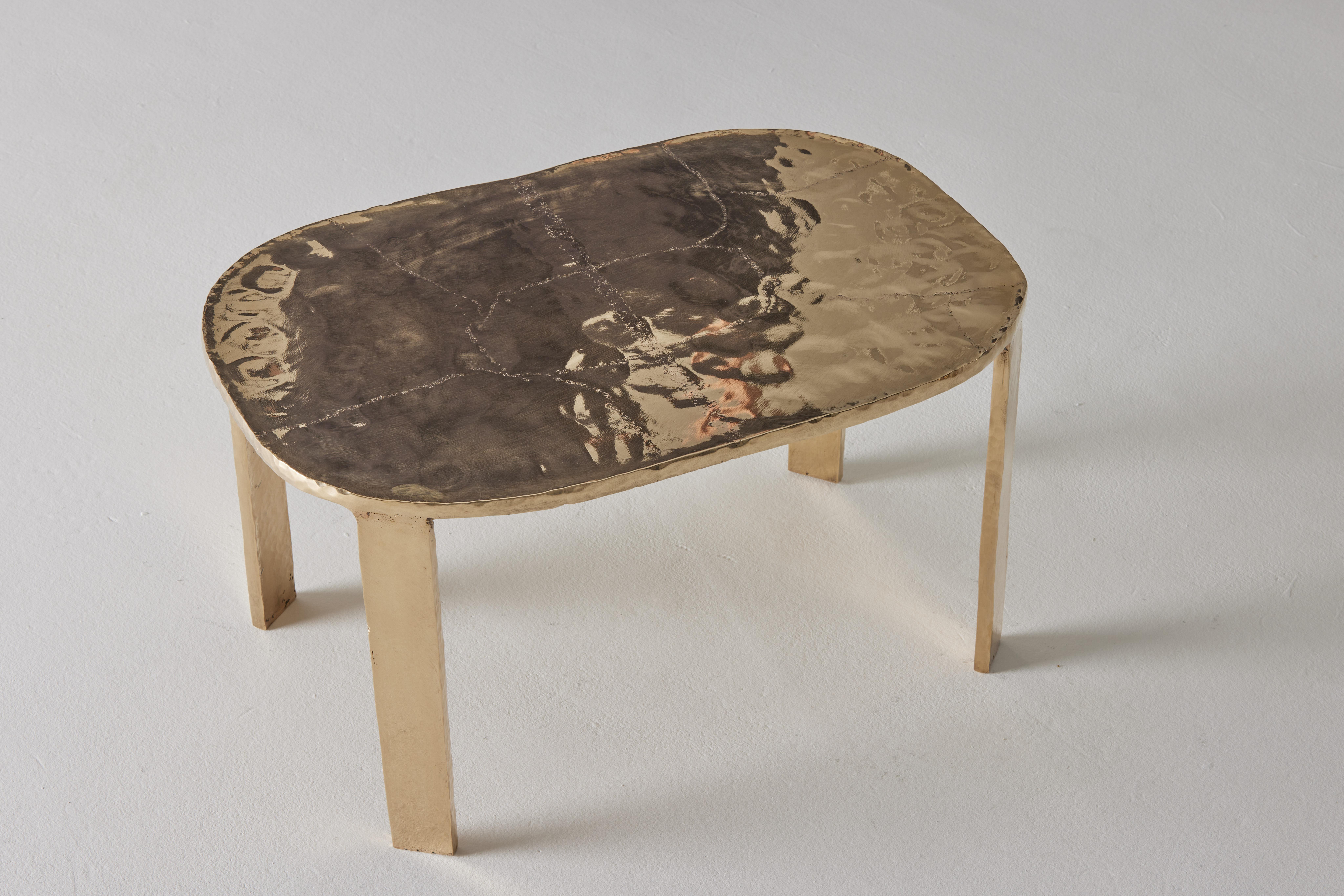 Contemporary Bronze 'Aureas' Side/Coffee Tables by Colo Studio, France For Sale 2