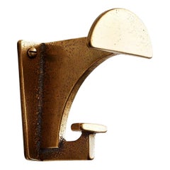 Bronze Contemporary Compass Hook by Henry Wilson