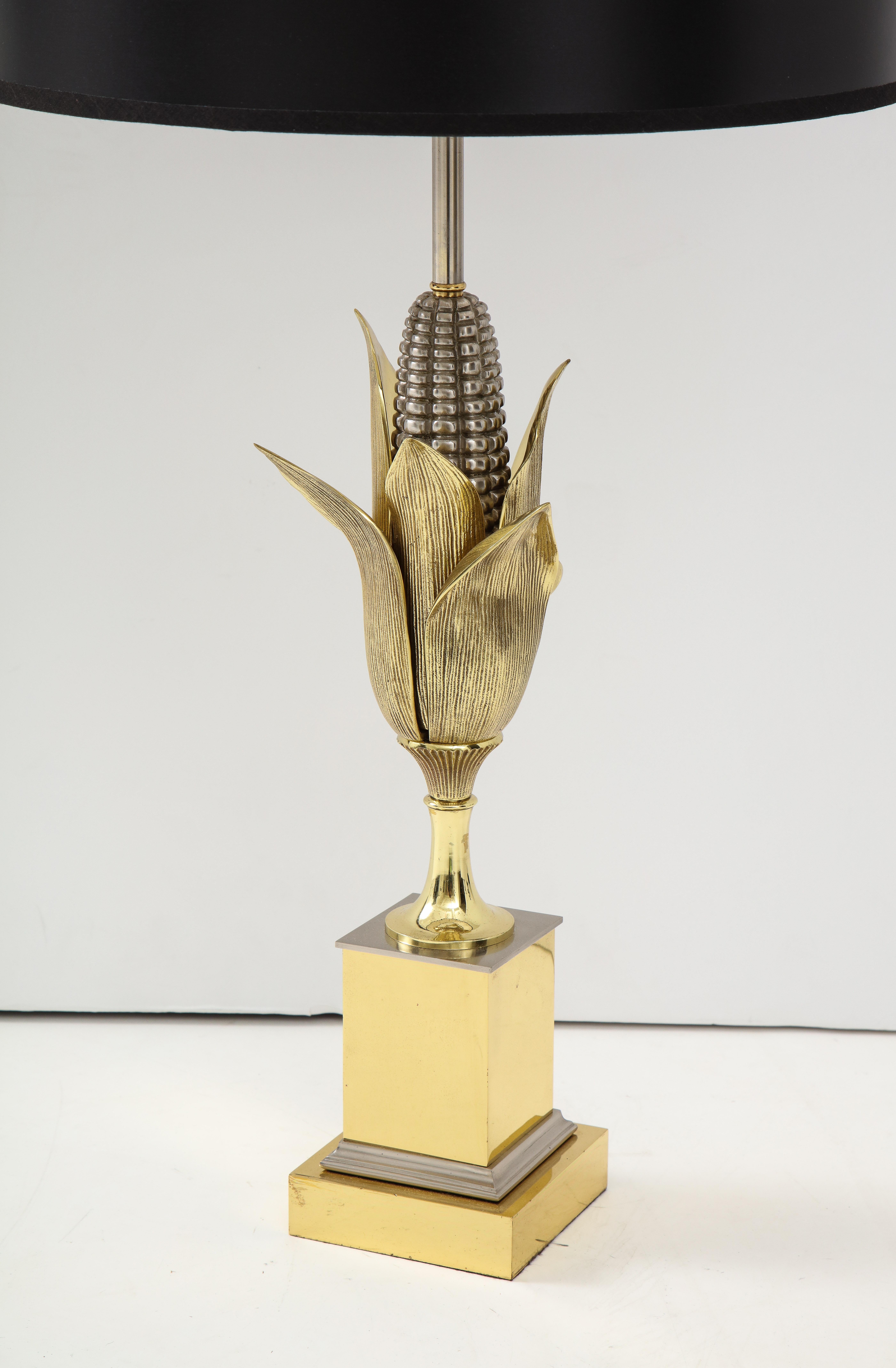 Bronze Corn Lamp For Sale 5