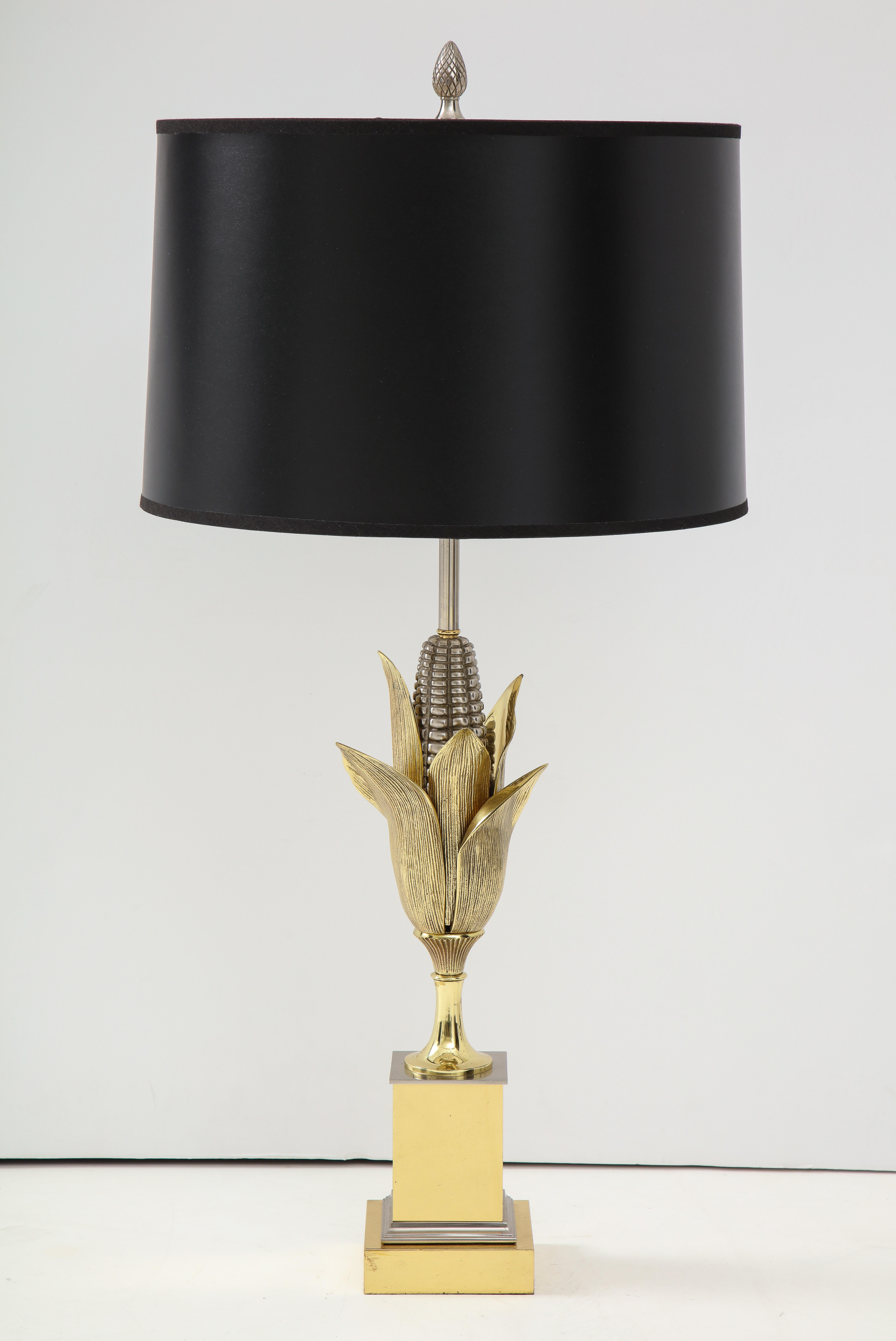 Bronze Corn Lamp For Sale 6
