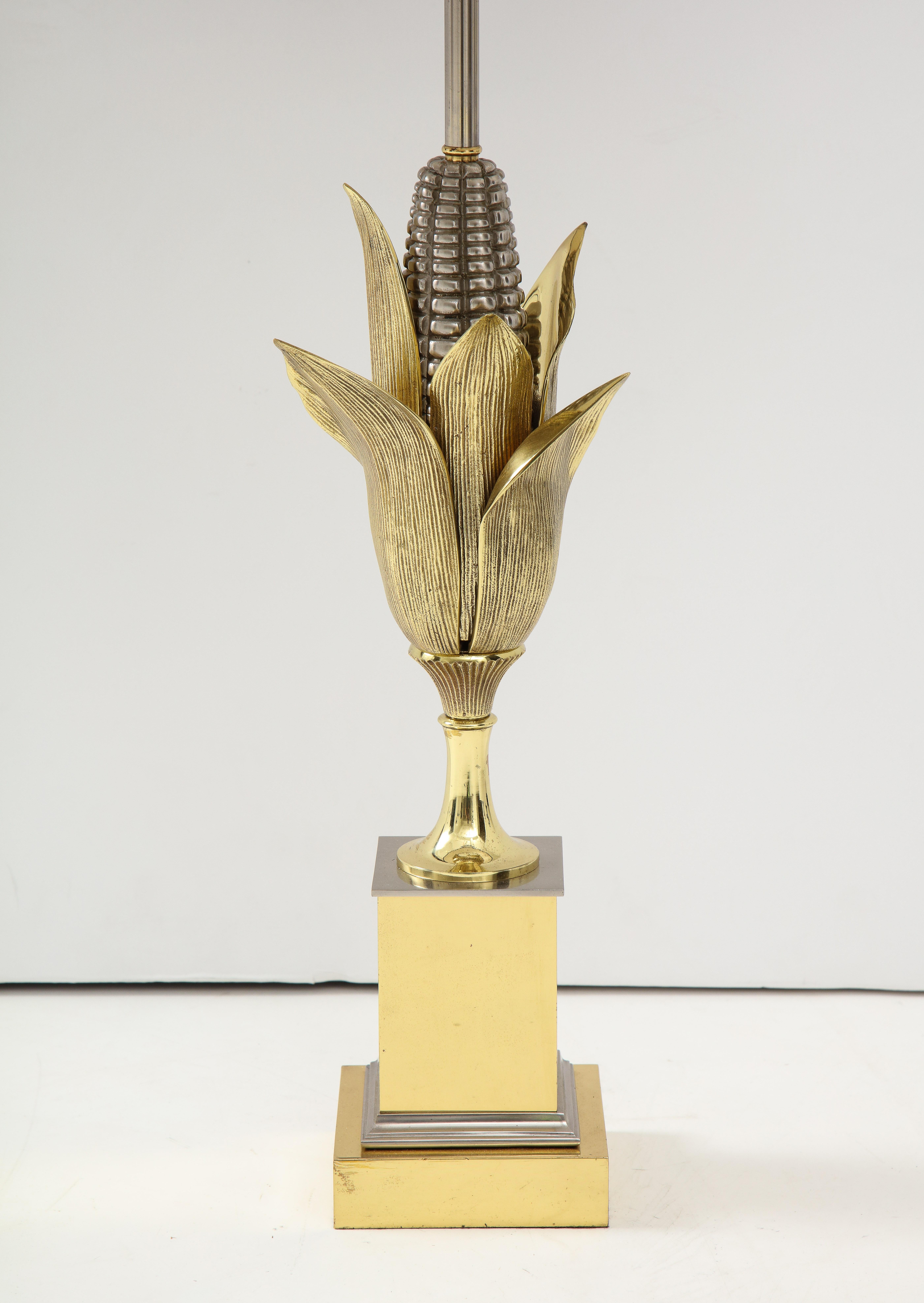 Bronze Corn Lamp For Sale 7