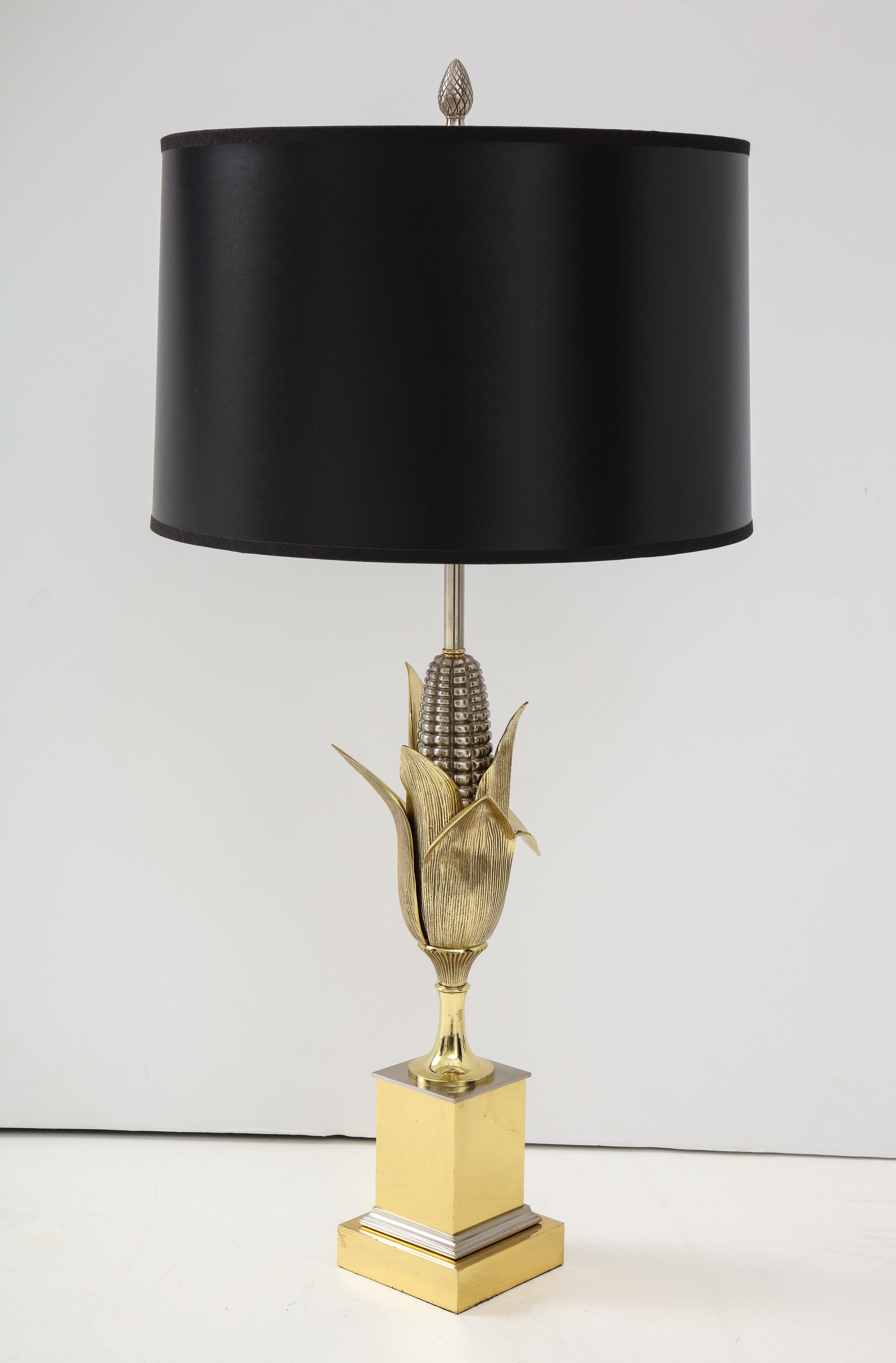 Bronze Corn Lamp For Sale 3