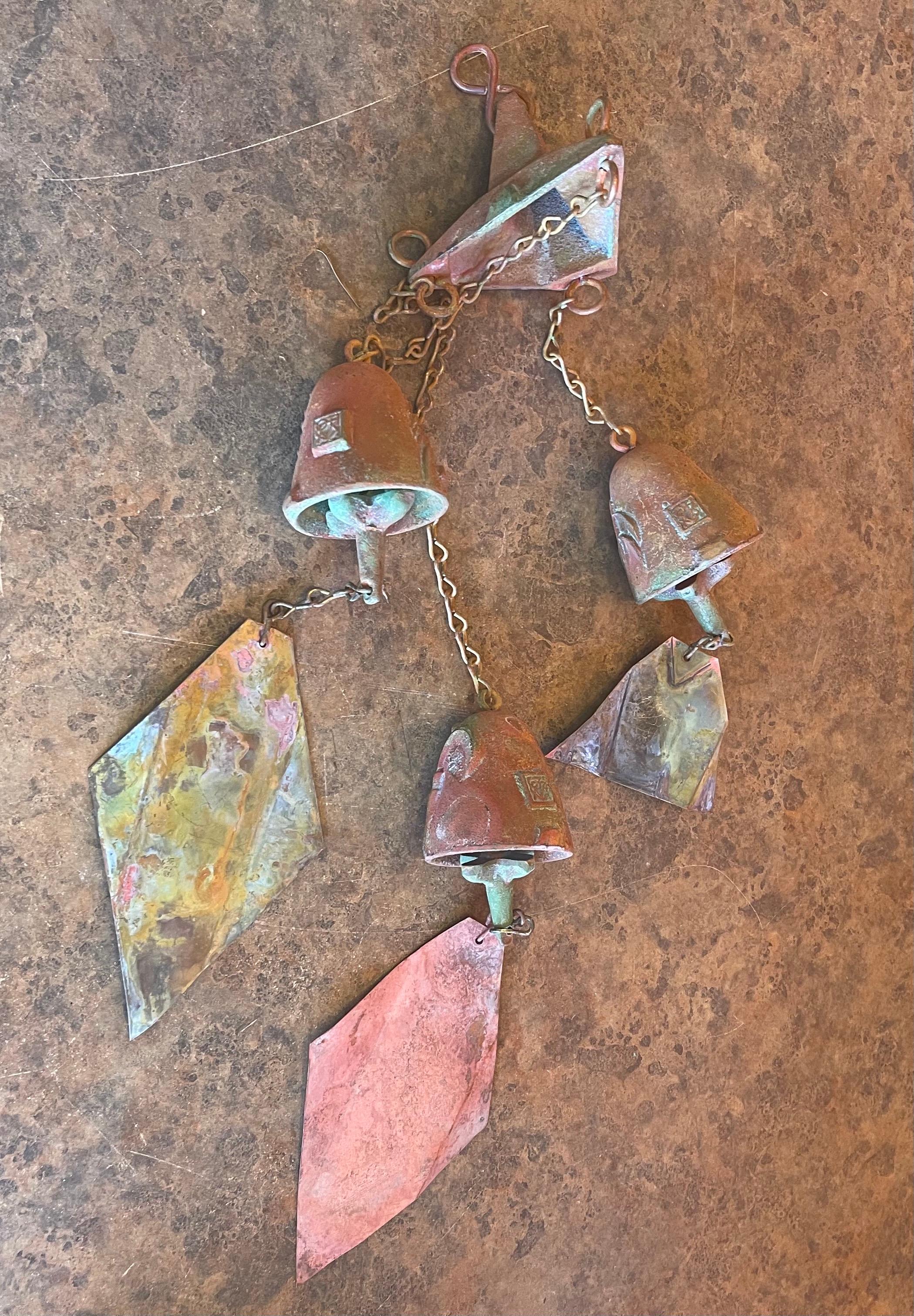 Bronze Cosanti Windbell Cluster with Hanging Bracket by Paolo Soleri 7