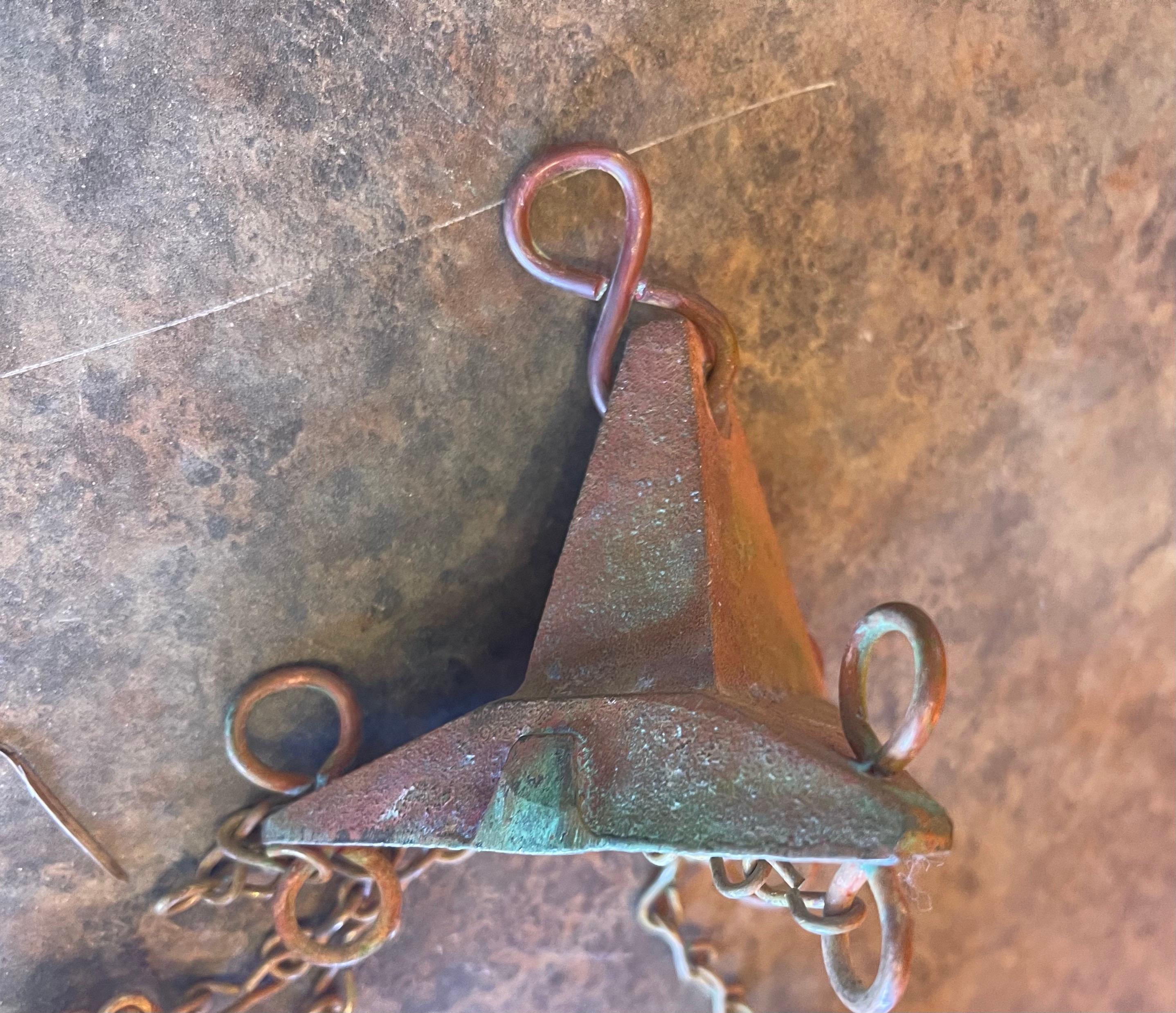 Bronze Cosanti Windbell Cluster with Hanging Bracket by Paolo Soleri 11