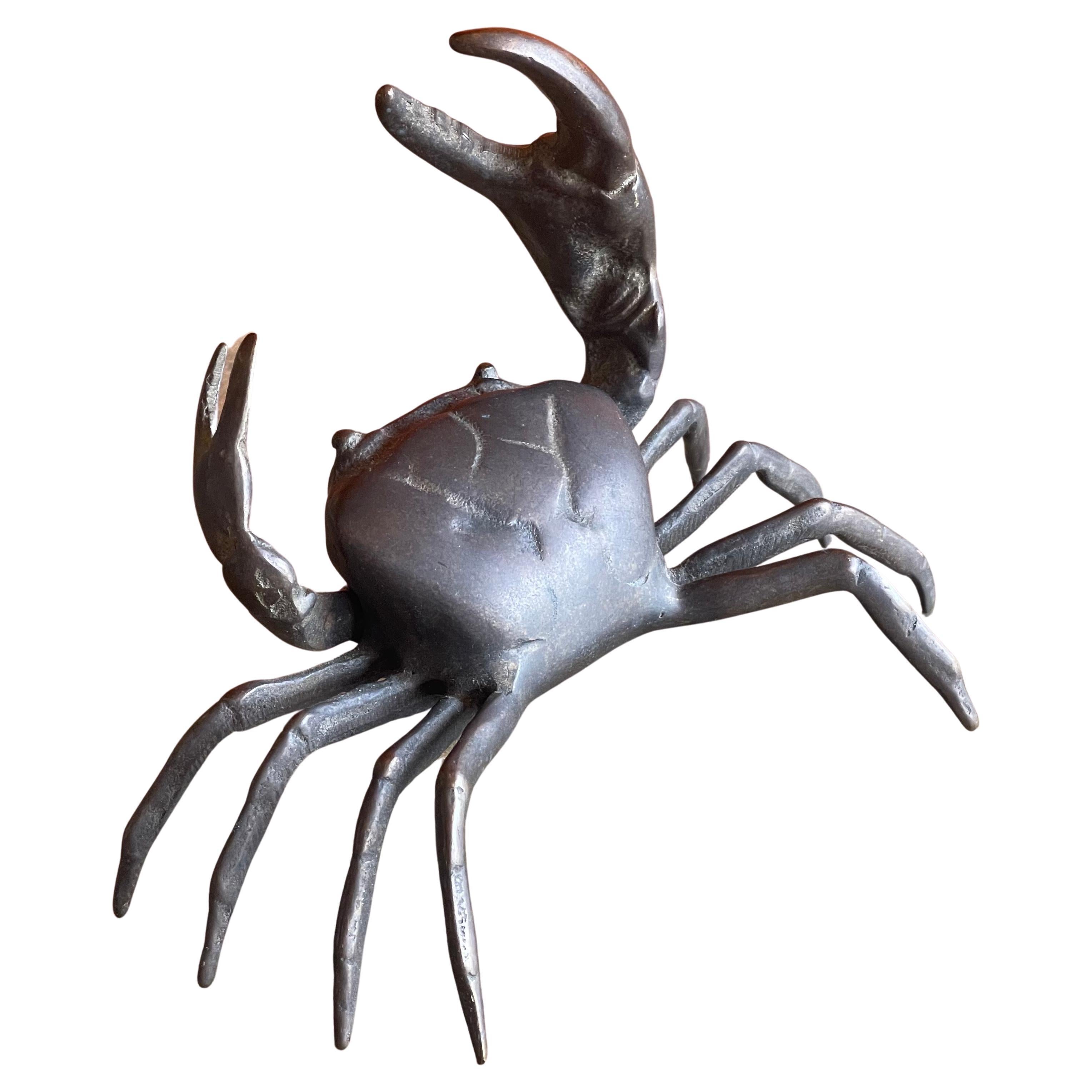 Bronze Crab Sculpture / Paperweight 6