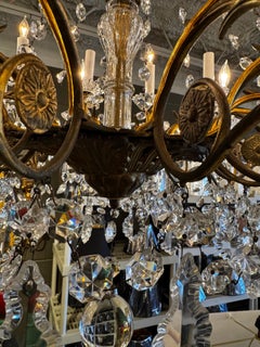 Bronze Crystal Chandelier
