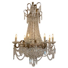 Bronze Crystal Chandelier