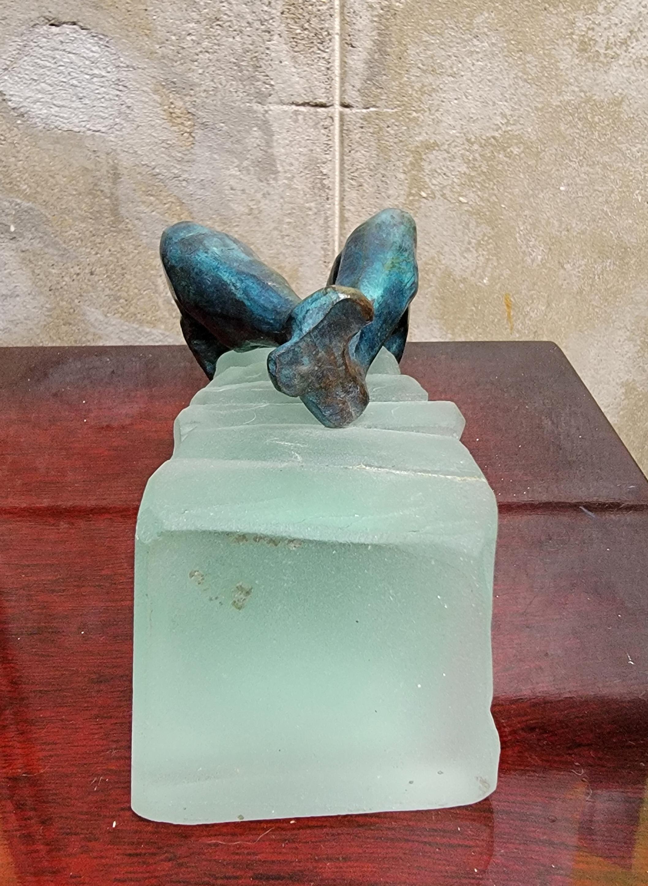 Scultura cubista in bronzo di Dominique Dardek 5/50 in vendita 3