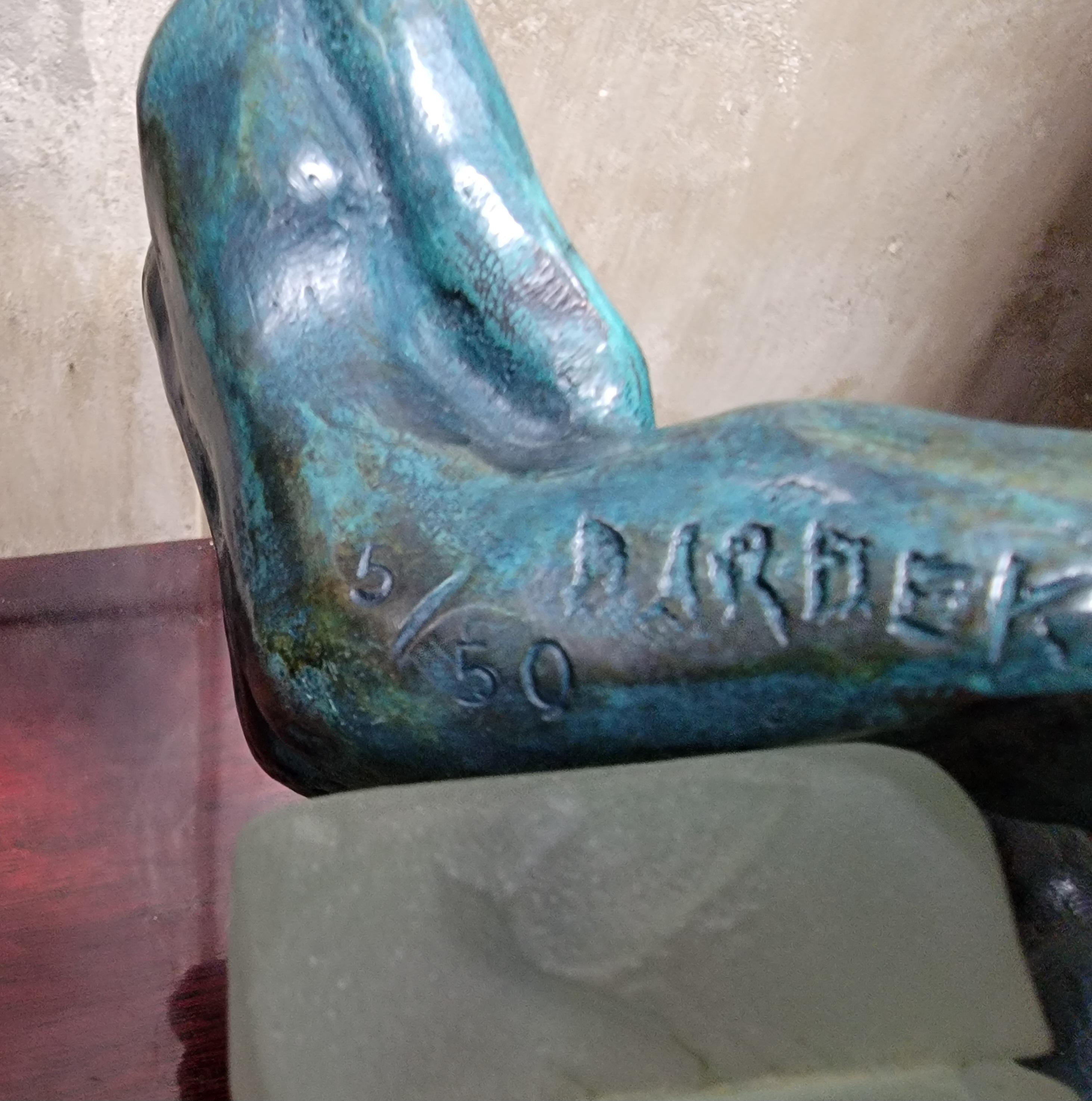Scultura cubista in bronzo di Dominique Dardek 5/50 in vendita 8