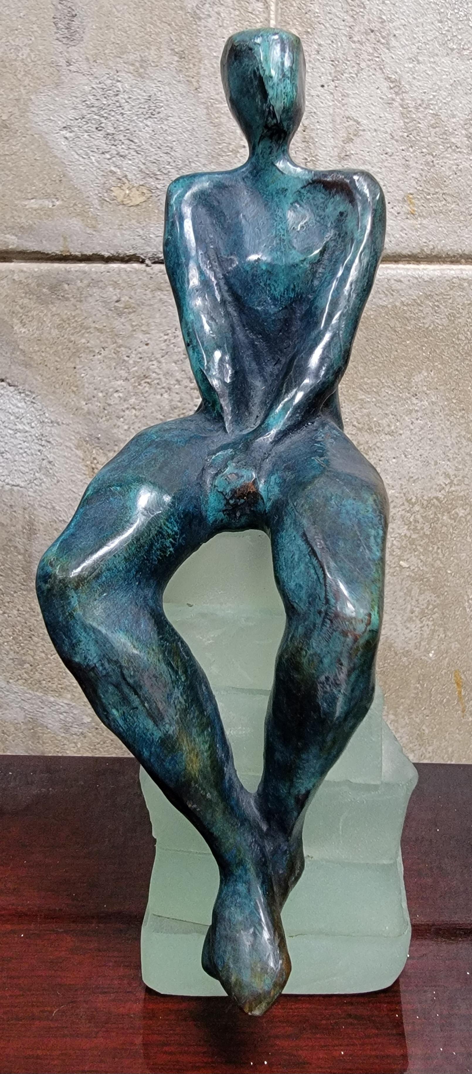 Moderno Scultura cubista in bronzo di Dominique Dardek 5/50 in vendita