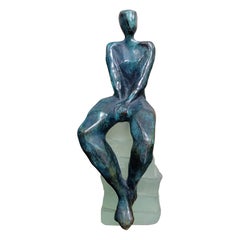 Scultura cubista in bronzo di Dominique Dardek 5/50