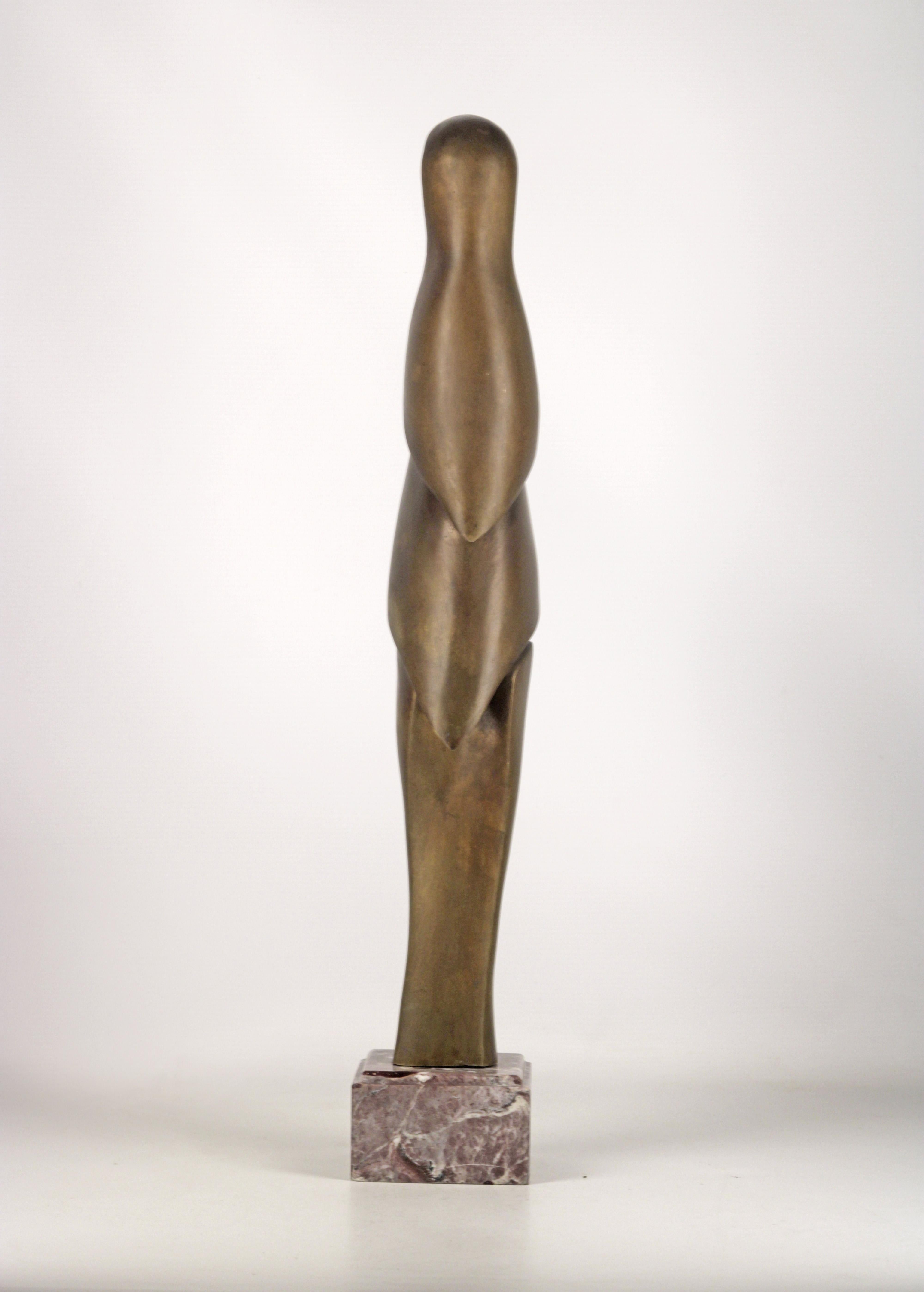 French Bronze cubist sculpture For Sale