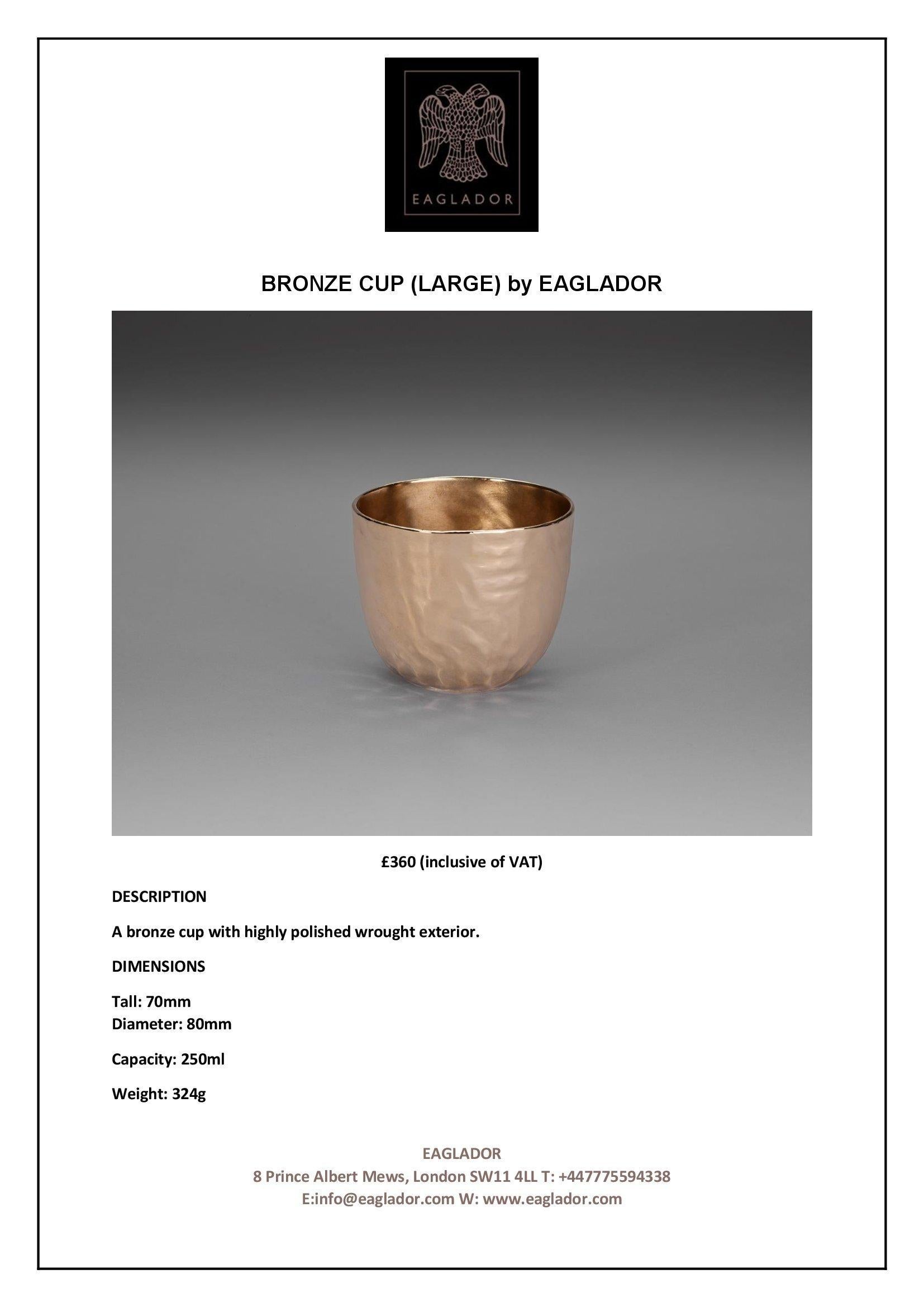 Cast Eaglador - Bronze Cup (large) For Sale