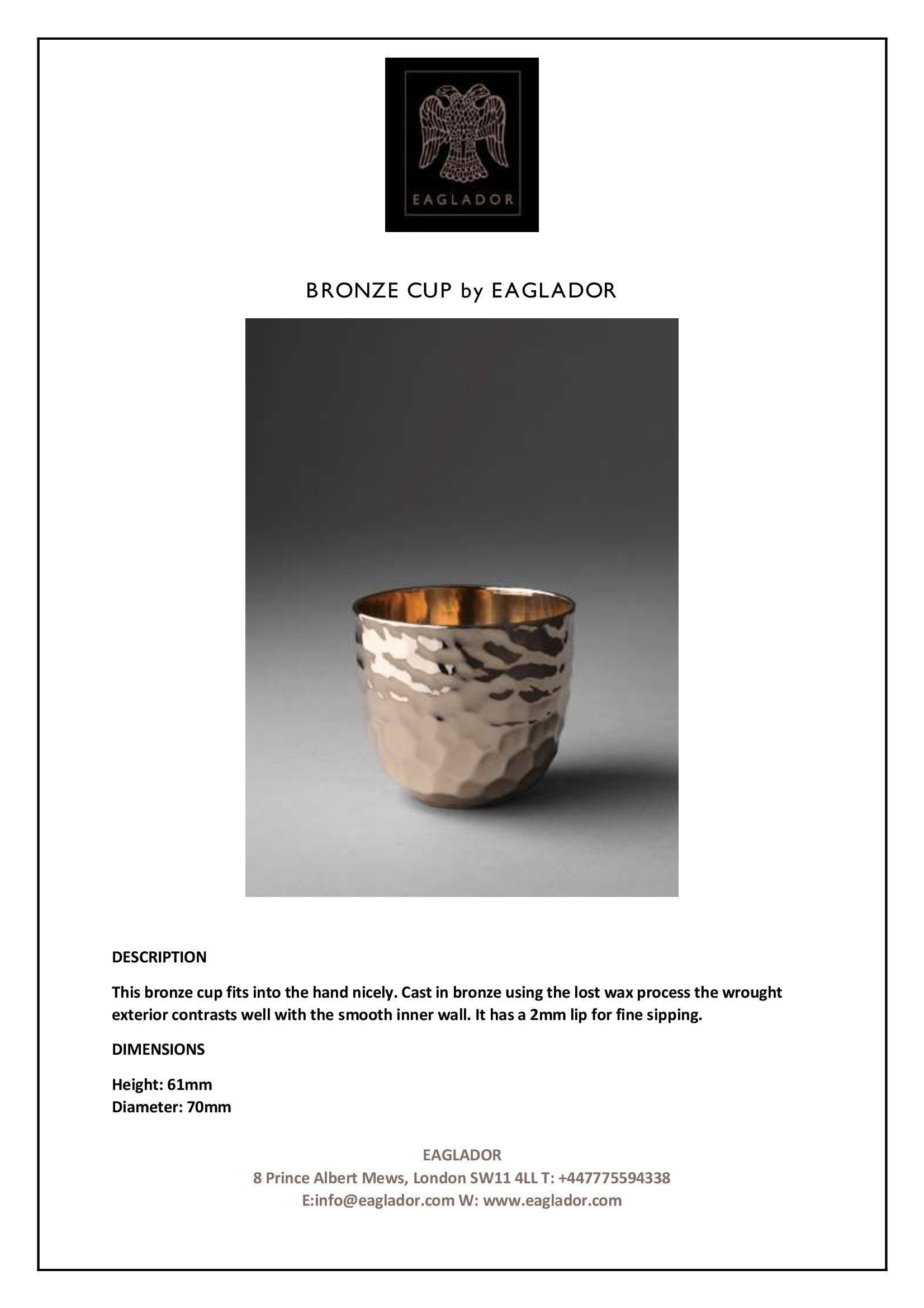 Cast Eaglador - Bronze Cup (small) For Sale