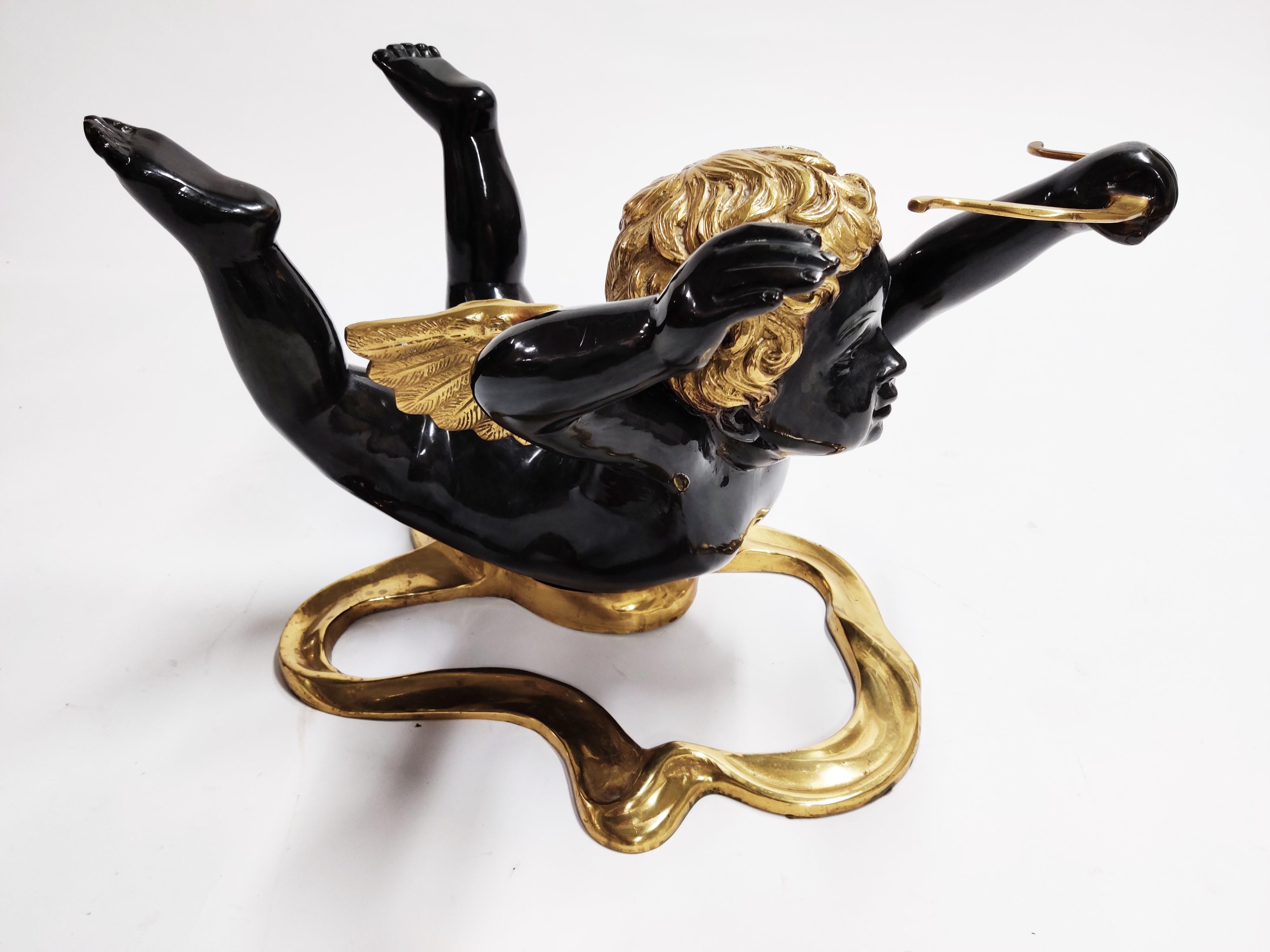 Bronze Cupid Coffee Table, 1970s 2