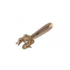 Bronze Curled Alligator Shoehorn by John Landrum Bryant