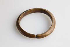 Bangle/Manilla in bronzo, popolo Oromo, Faso, Etiopia, XIX sec.