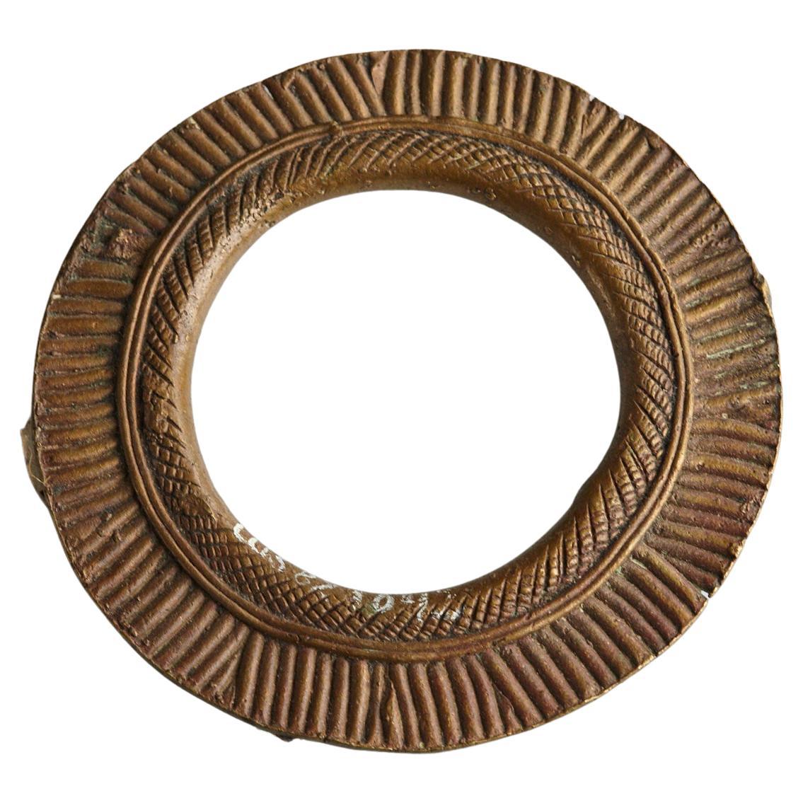 Bronze Currency-Armband/Manilla, Beri People, Sudan, 19. Jahrhundert - Nr. 1