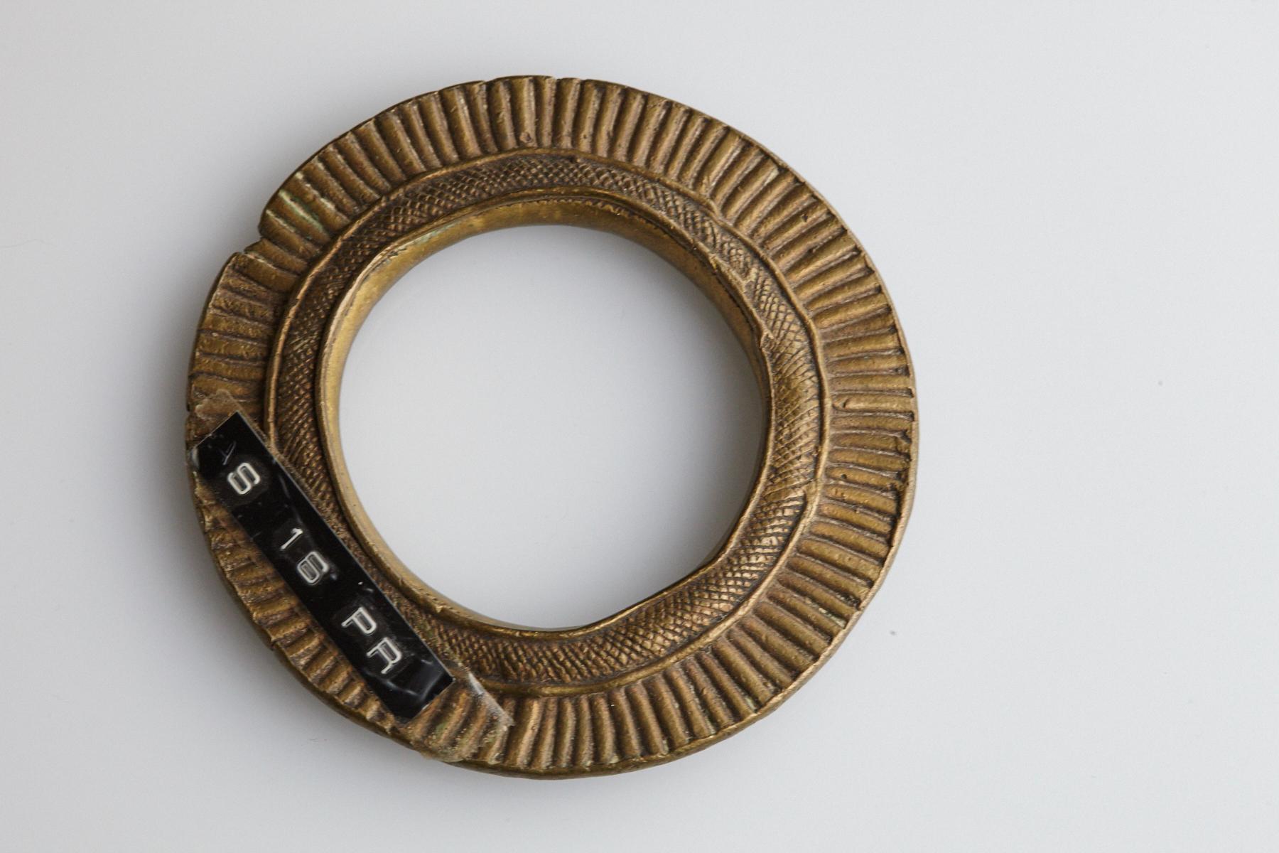 Tribal Bronze Currency Bracelet/Manilla, Beri People, Sudan, 19th Century - No 1 For Sale