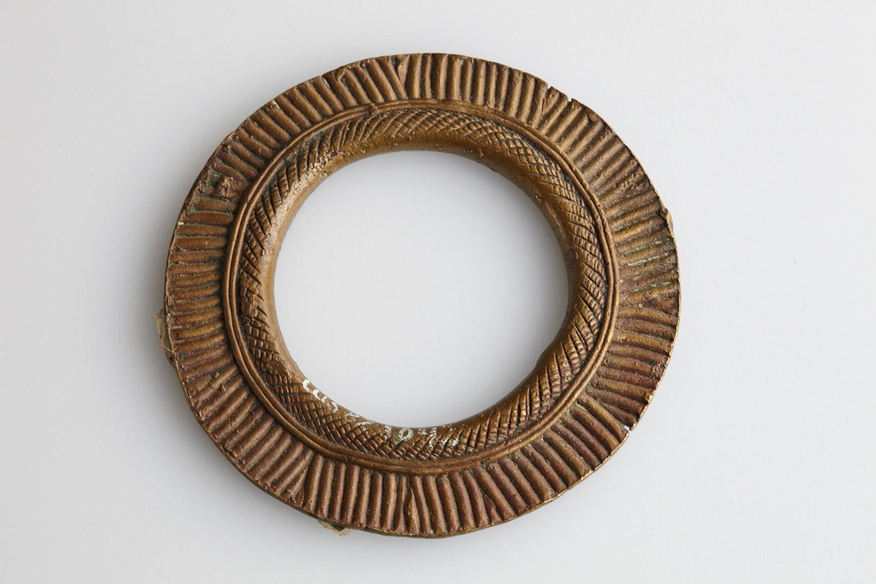 Sudanese Bronze Currency Bracelet/Manilla, Beri People, Sudan, 19th Century - No 2 For Sale