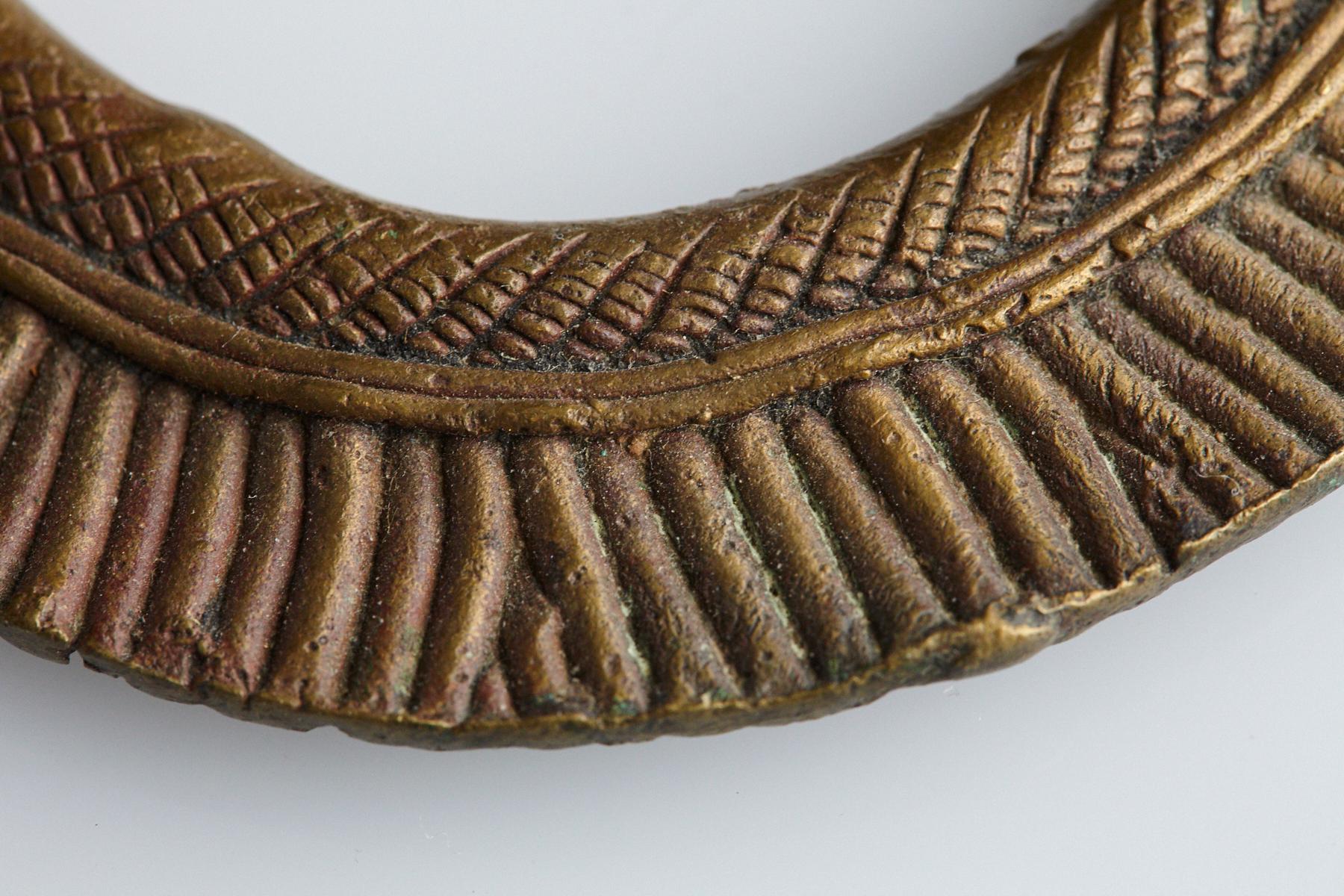 Bronze Currency Bracelet/Manilla, Beri People, Sudan, 19th Century - No 2 For Sale 1