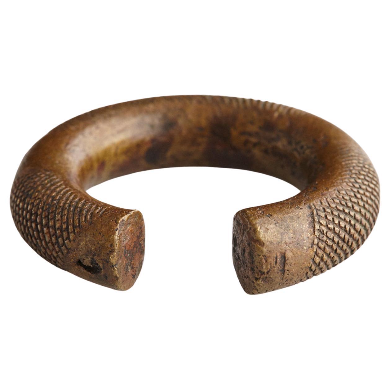 Bronze Currency Bracelet/Manilla, Dogon People, Burkina Faso, 19th c. - No 3