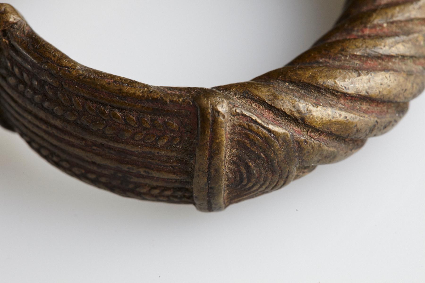 Bronze Currency Bracelet/Manilla, Dogon People, Burkina Faso, 19th c. - No 5 For Sale 2