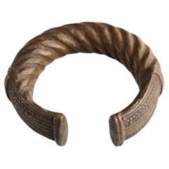 Used Bronze Currency Bracelet/Manilla, Dogon People, Burkina Faso, 19th c. - No 5