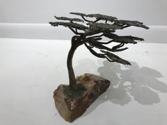 Sculpture de cyprès en bronze de Mario Jason