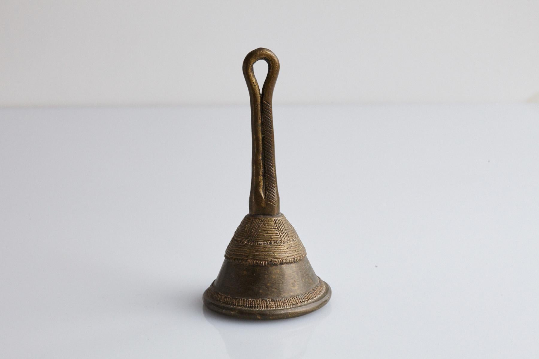 Tribal Bronze Dan Bell, Cote d'Ivoire, 1960s For Sale