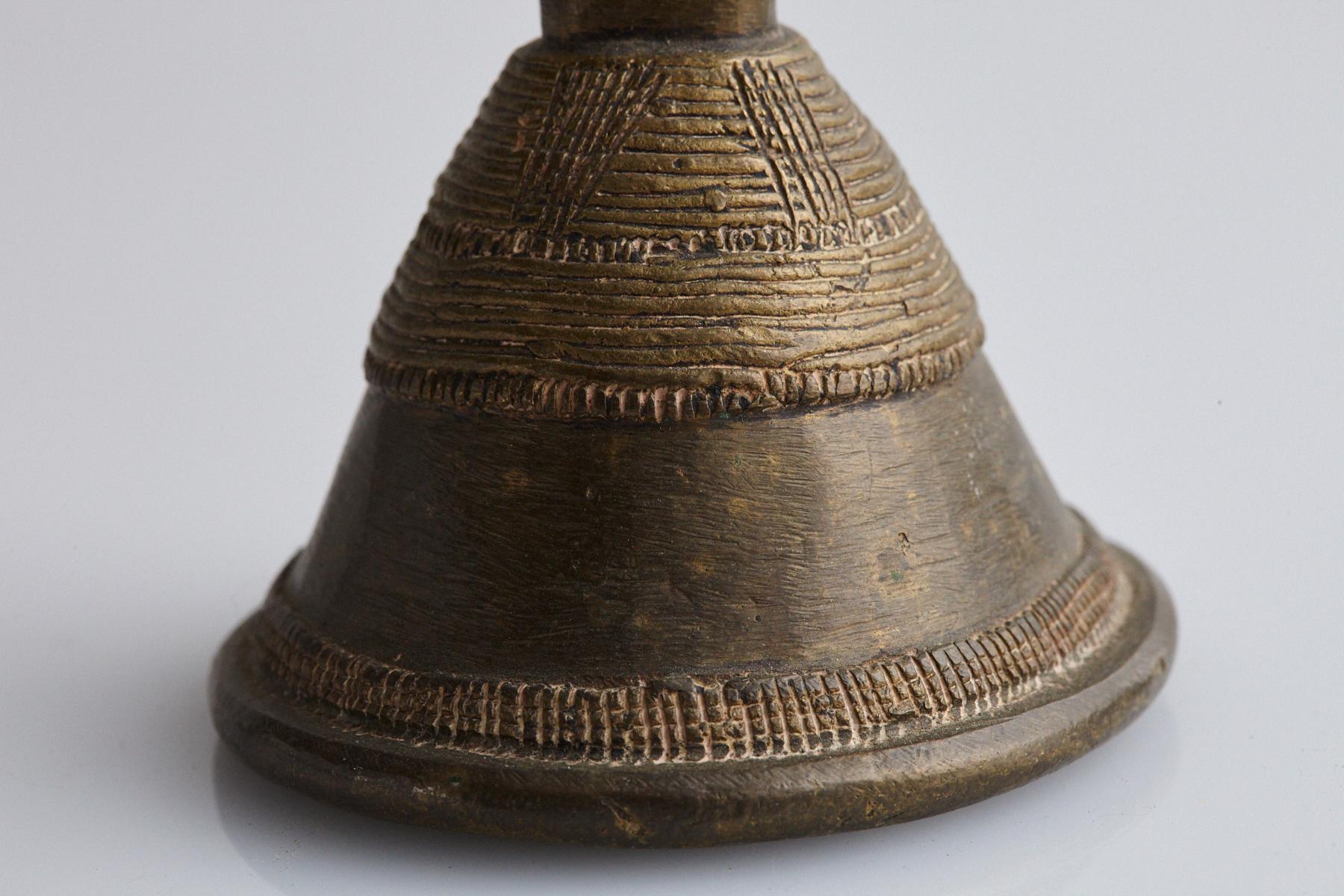 Ivorian Bronze Dan Bell, Cote d'Ivoire, 1960s For Sale