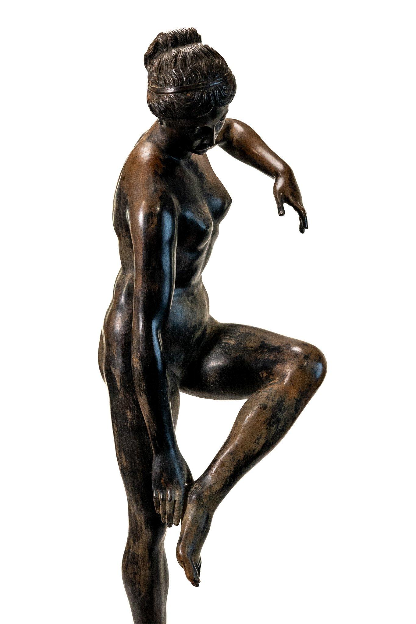 Bronzo Ballerina in bronzo H. 182cm in vendita