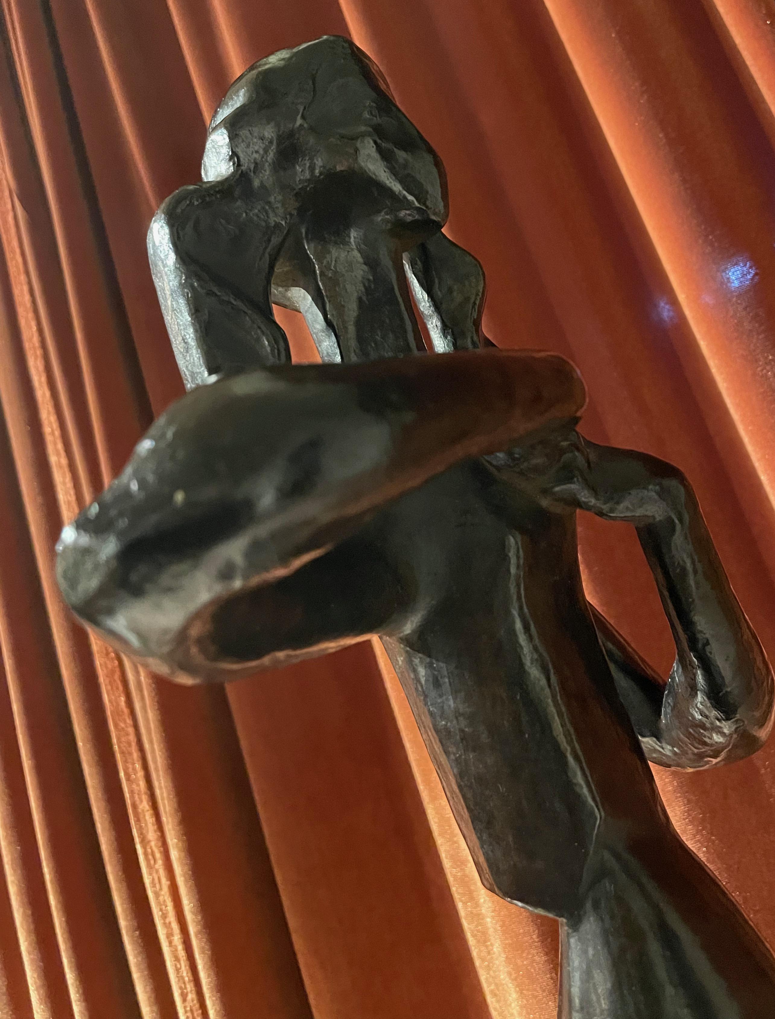 Bronze Dancing Figure by Cubist Sculptor Joseph Csaky 7