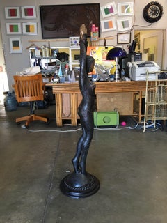 Bronze Deco Statue Fashioned After "Starfish" by Starfish D.H. Chiparus