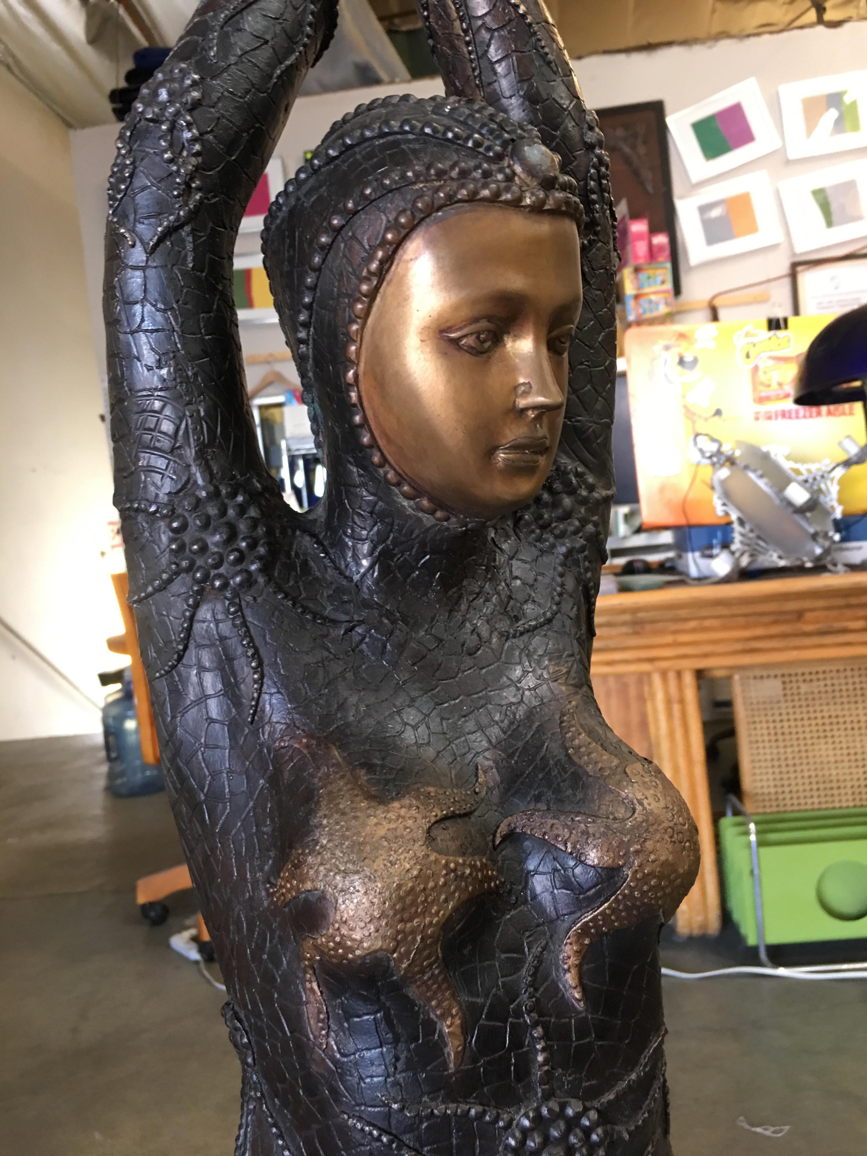 Bronze Deco Statue Fashioned After 